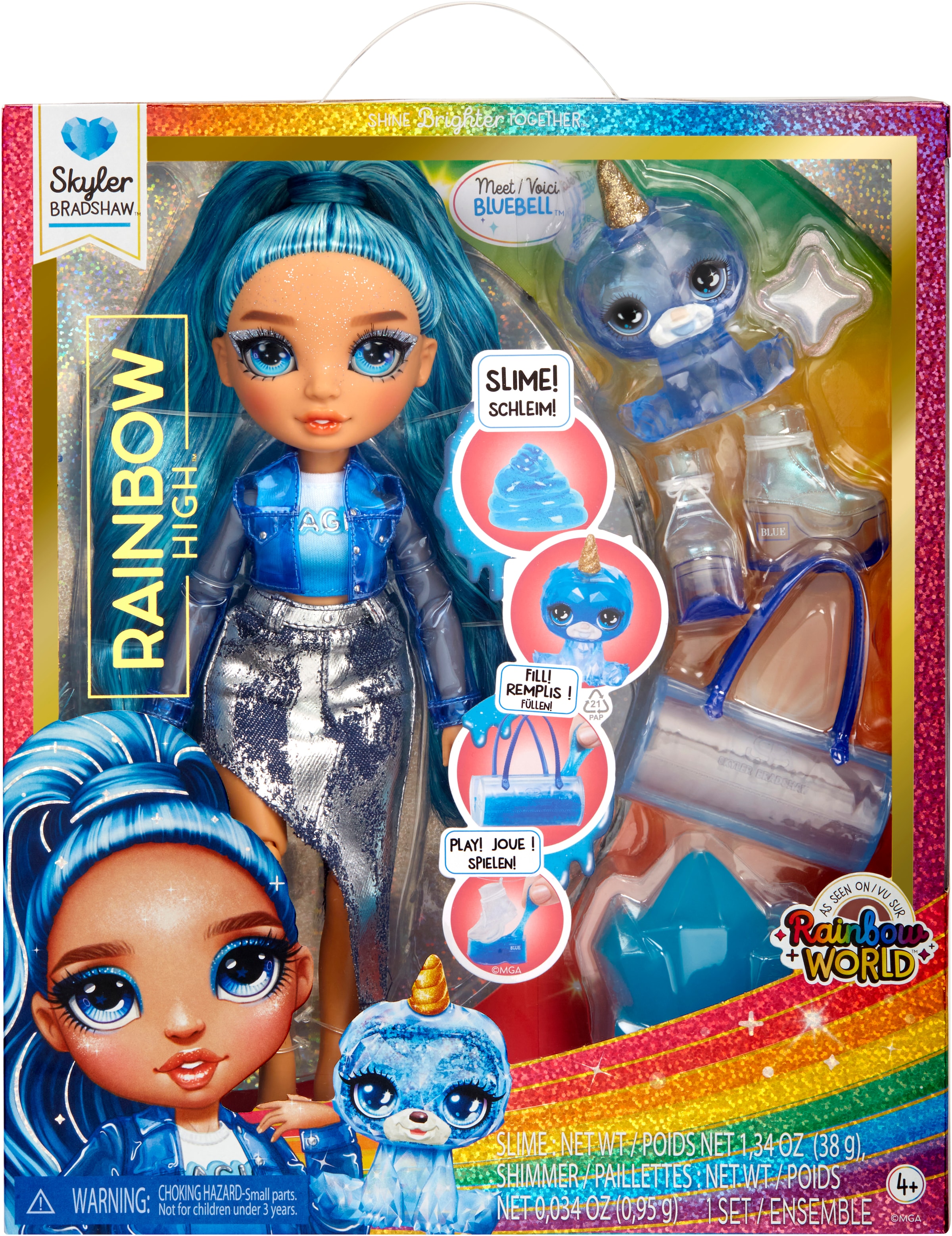 RAINBOW HIGH Poupée à habiller »Classic Rainbow Fashion Doll - Skyler (blue)«