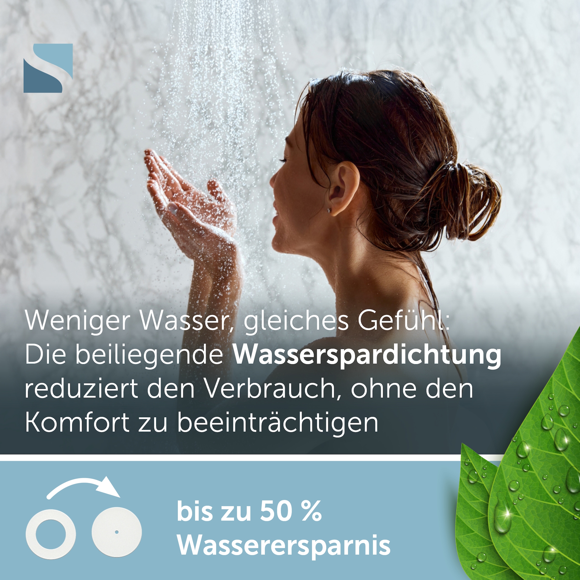 Schütte Duschsystem »BLACK« Überkopfbrauseset mit Thermostat, höhenverstellbar