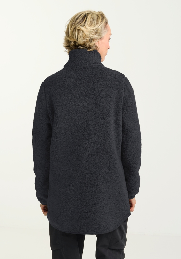Jack Wolfskin Funktionsmantel »HIGH CURL COAT W« Fleecemantel, warm & winddicht