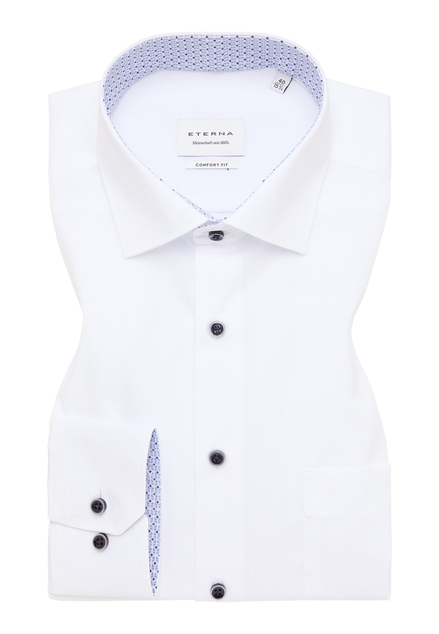 Eterna Chemise à manches longues »COMFORT FIT« NON IRON (bügelfrei)