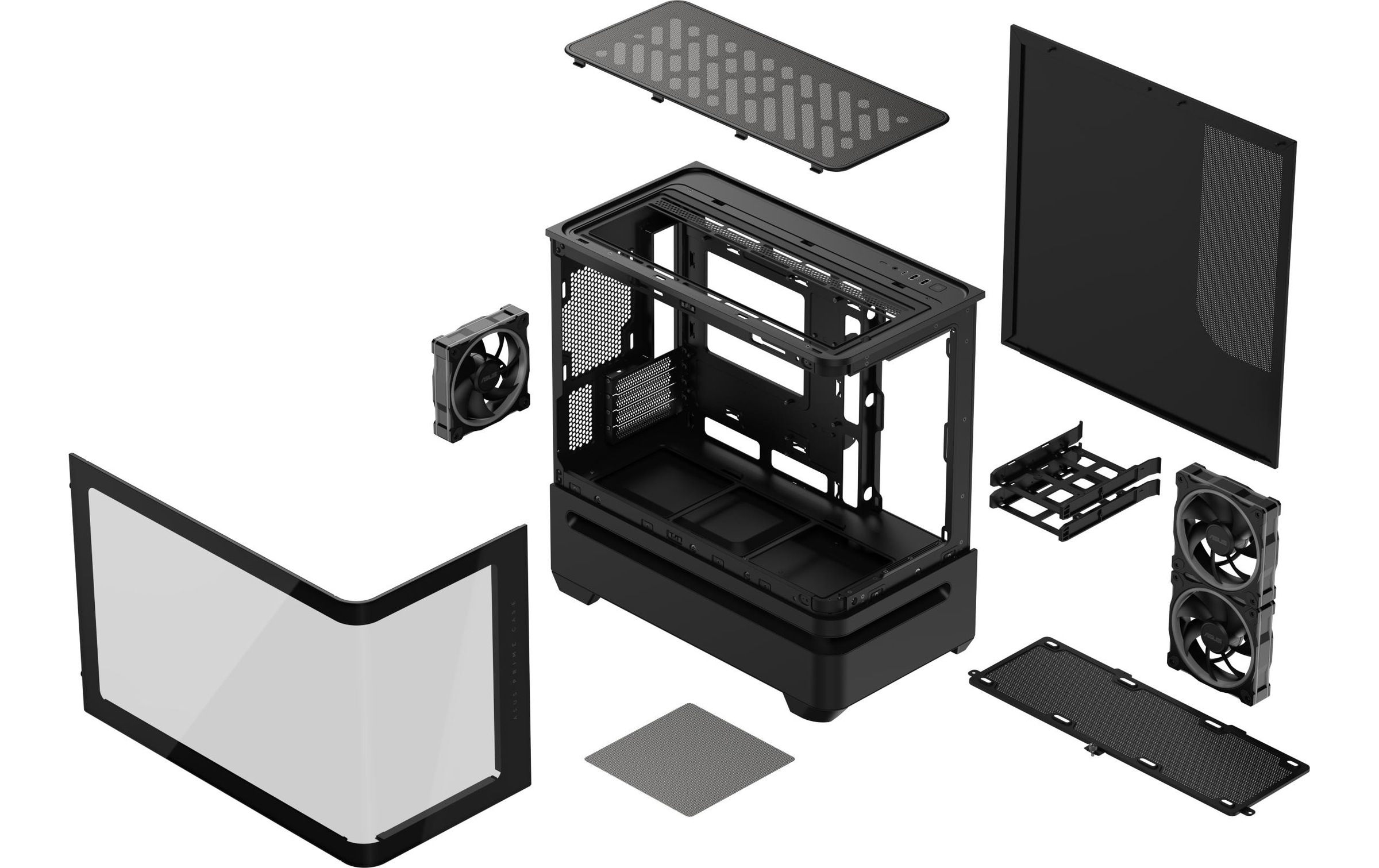 Asus PC-Gehäuse »Prime AP202 TG ARGB«