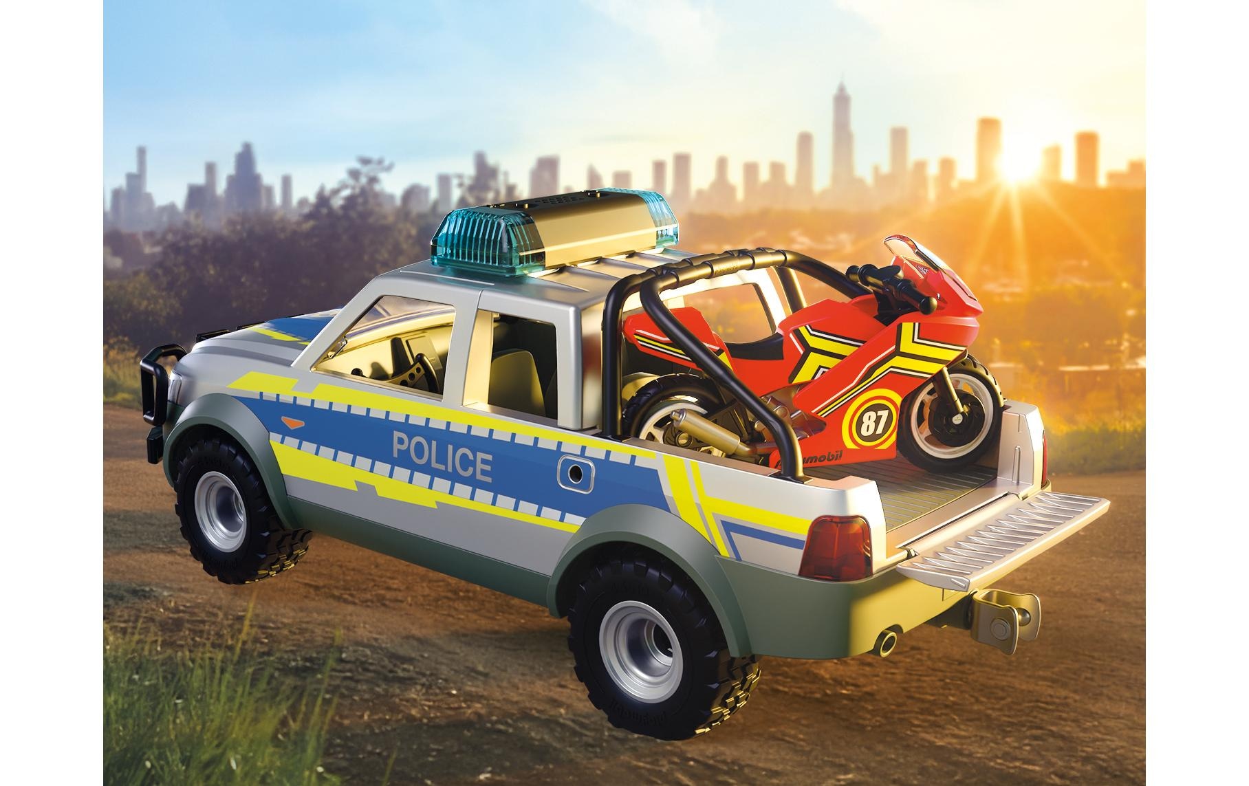 Playmobil® Jeu de construction »Action Heroes Verfolgungsjagd mit Polizei Pick-Up 71875«