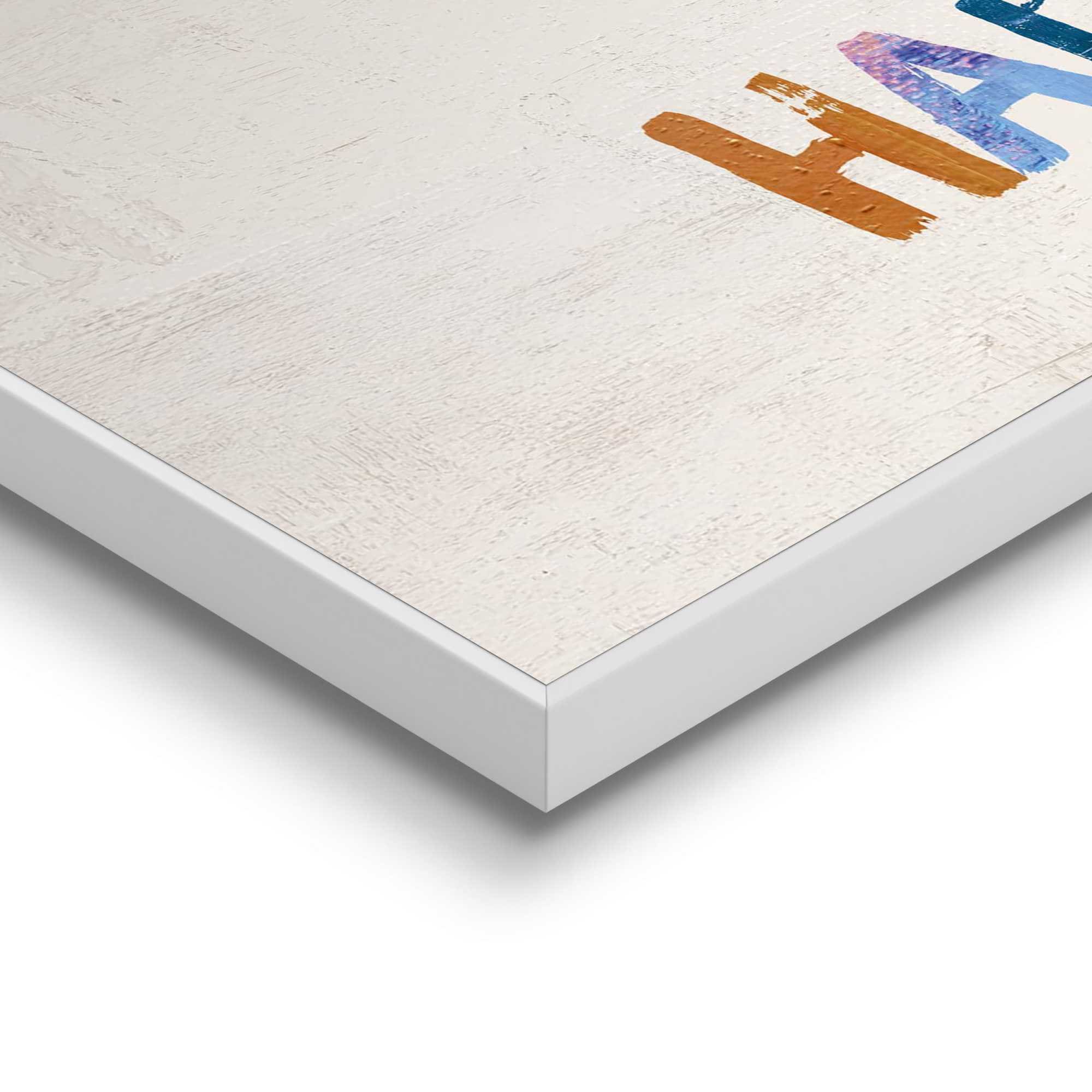 Reinders! Bild mit Rahmen »Wähle dein Glück« Schriftzüge 1 Stk. tlg. Wohnzimmer - Beige - Papier,MDF - Sprüche - 20x30 cm