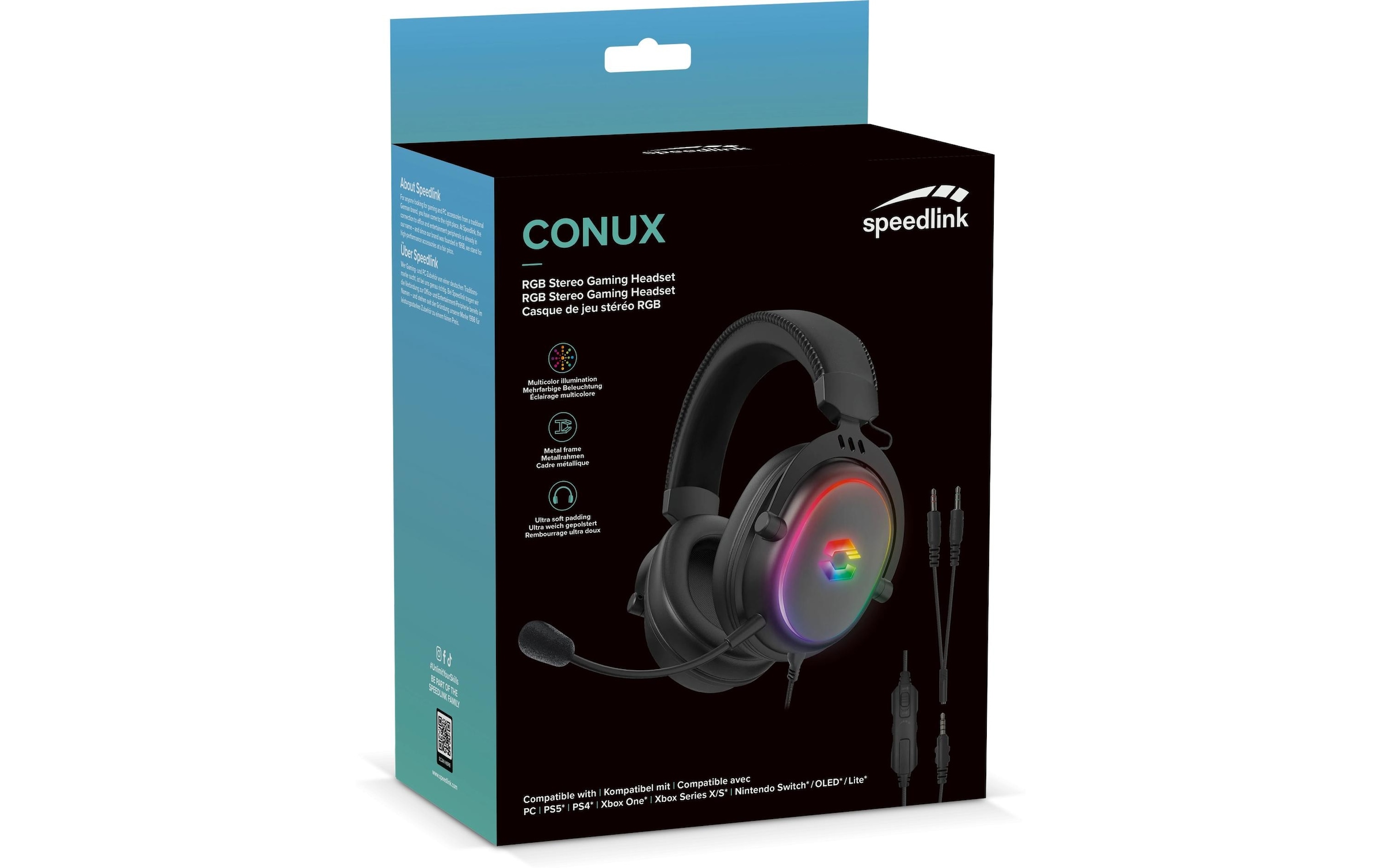 Speedlink Casque de jeu »Conux Gaming RGB«