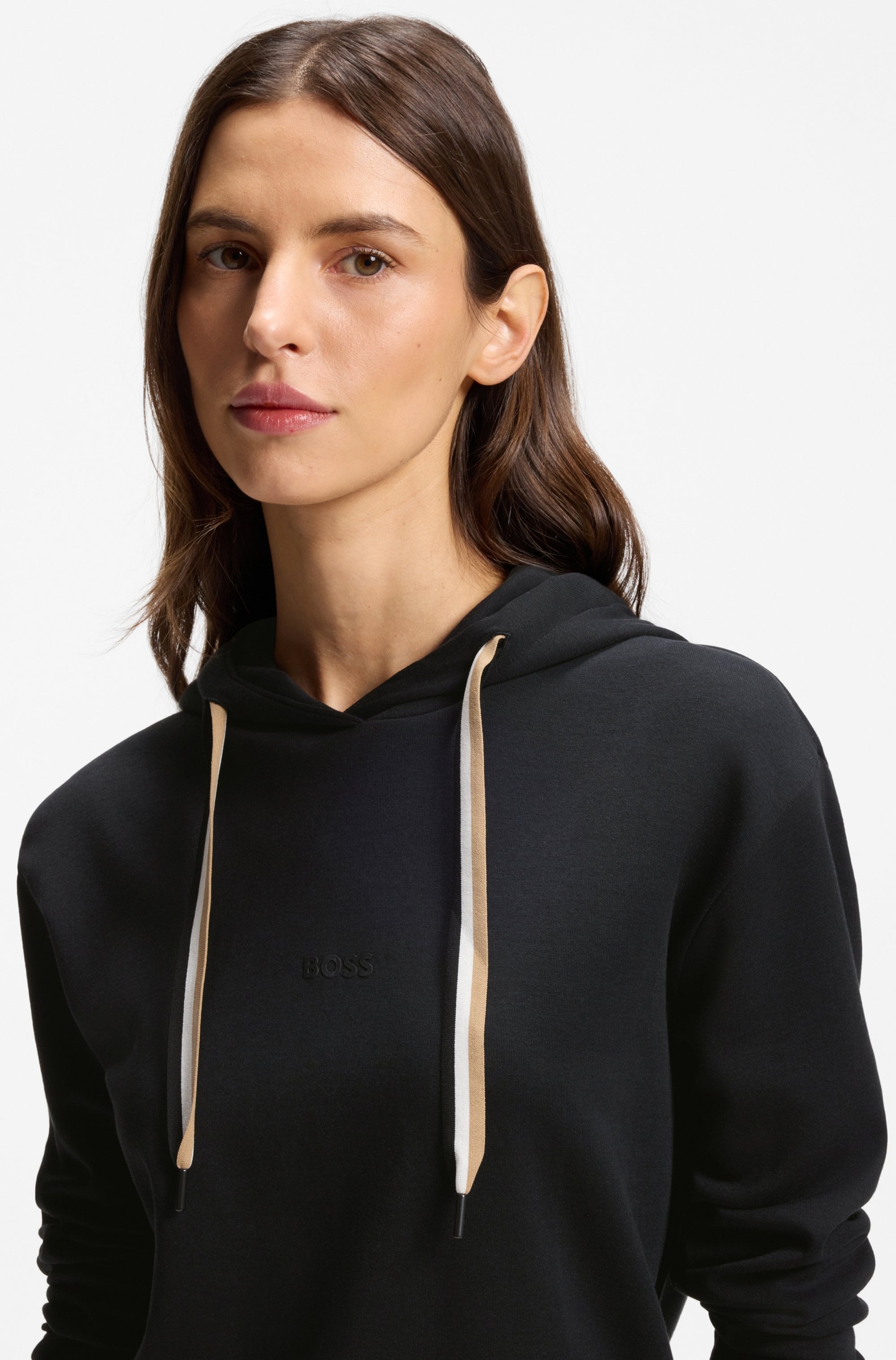 BOSS Hoodie »CP Stripe Hoodie«, mit kontrastfarbener Kordel
