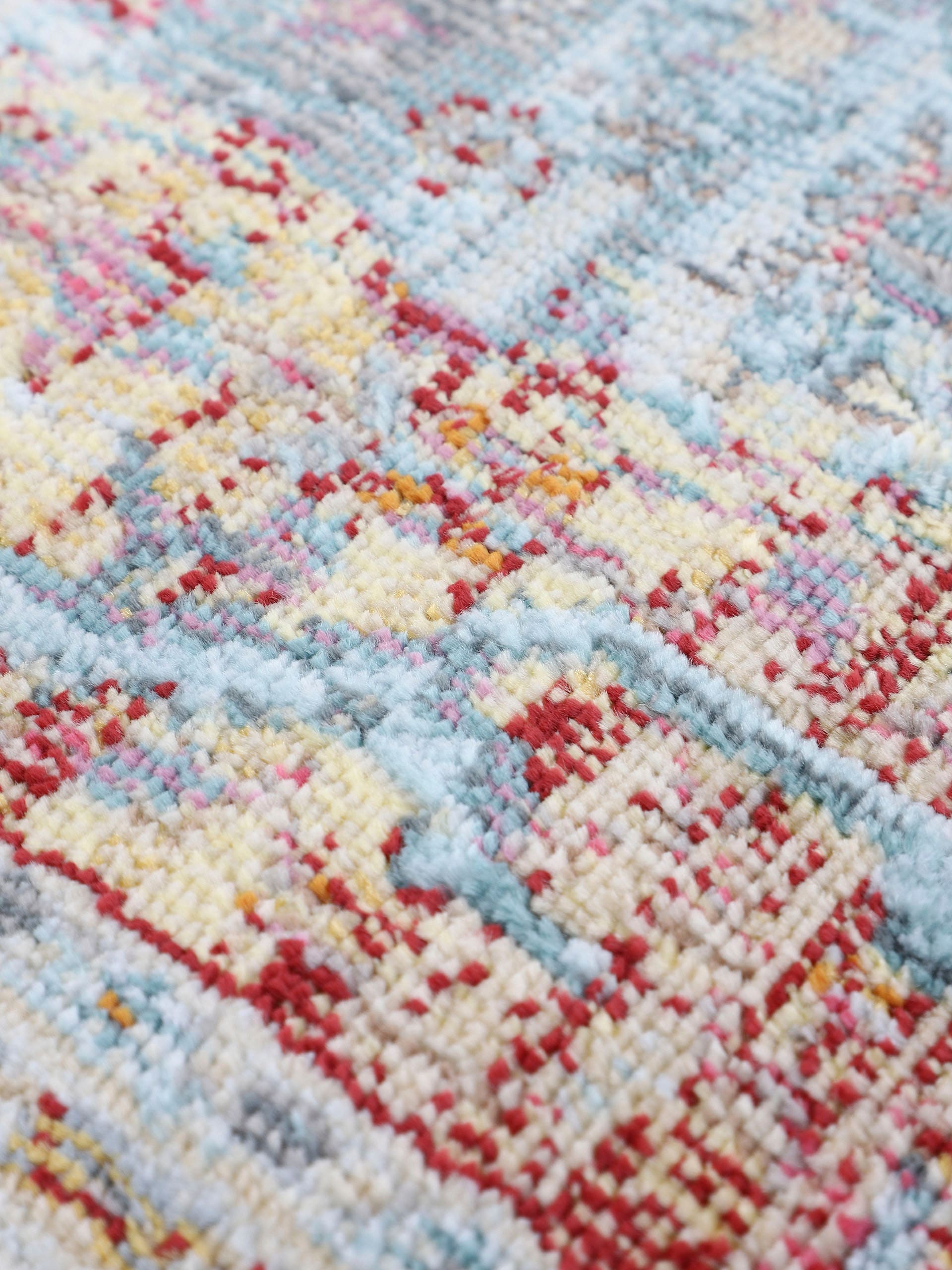 carpetfine Teppich »Esha ,   auch als Läufer erhältlich« rechteckig 8 mm Höhe Vintage Orient Look, schöne Farben, mit Fransen, Wohnzimmer