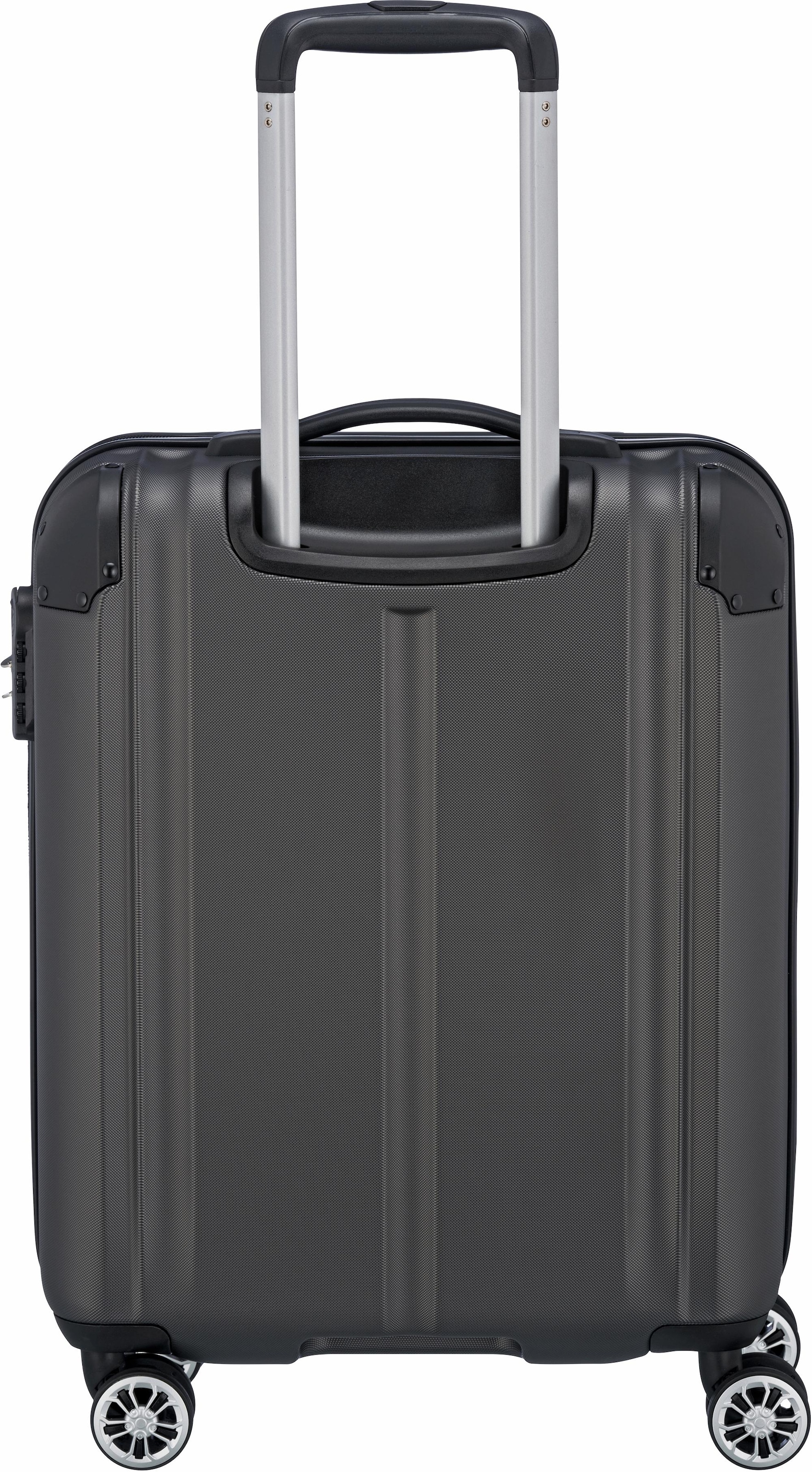 travelite Hartschalen-Trolley »CITY Reisekoffer Hartschale« 40 l 4 Rollen mit TSA-Schloss, robustes ABS Reisegepäck