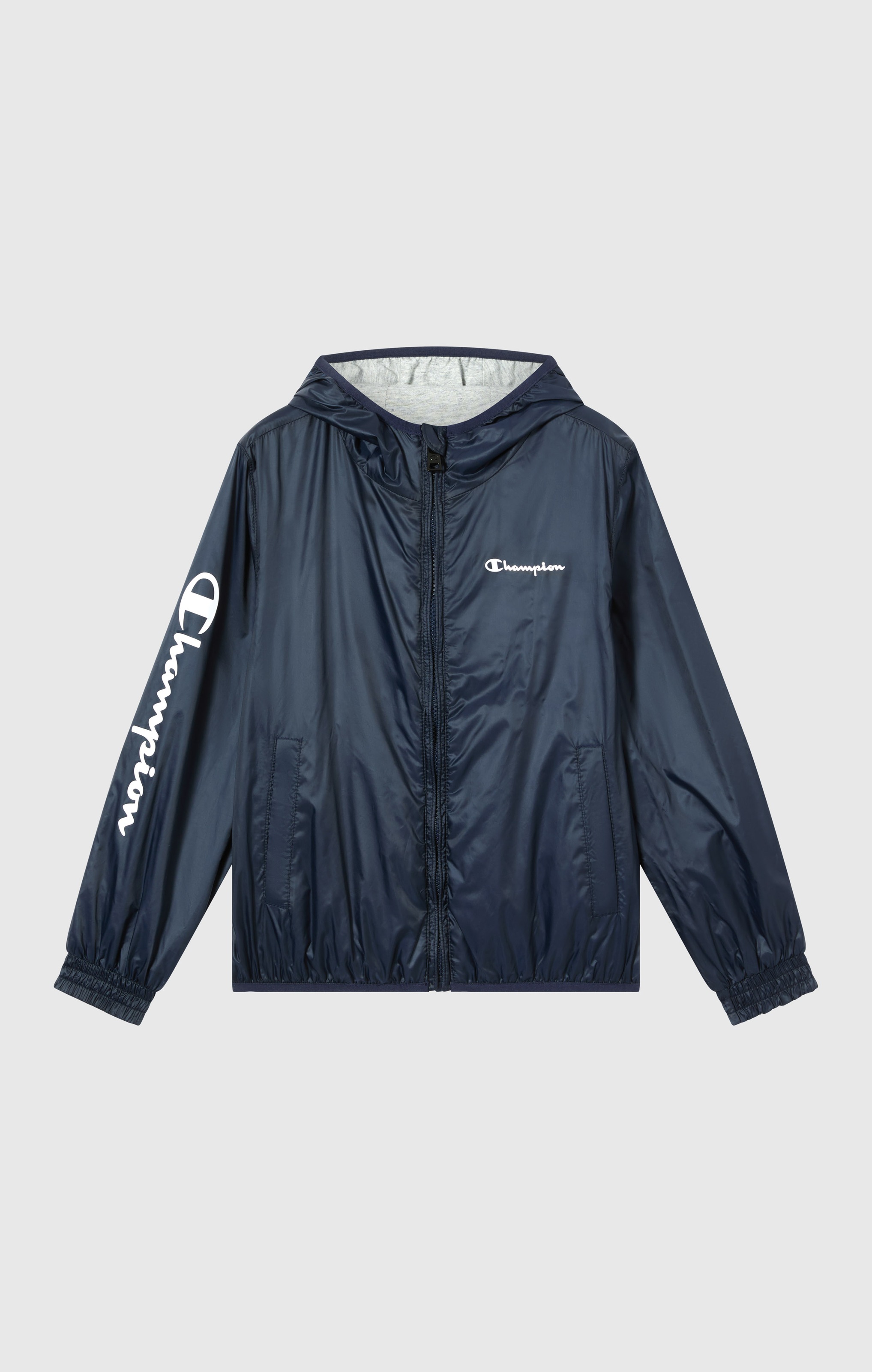Champion Windbreaker »OUTDOOR Light Hooded Jacket with Large Logo« mit Kapuze