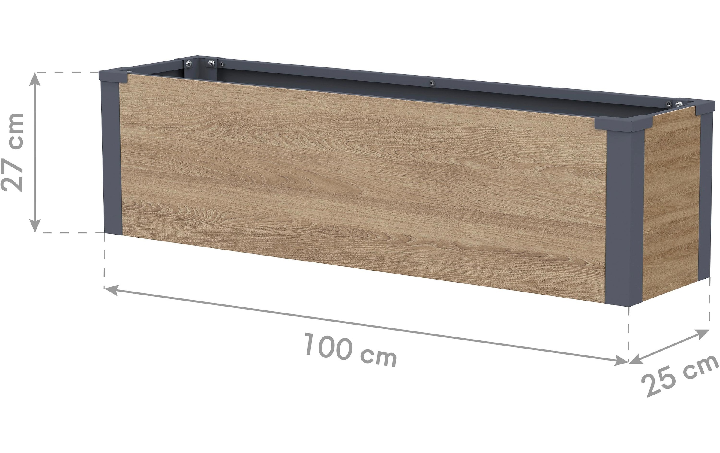 WESTMANN Lit surélevé »Talus M« LxPxH : 100x25x27 cm