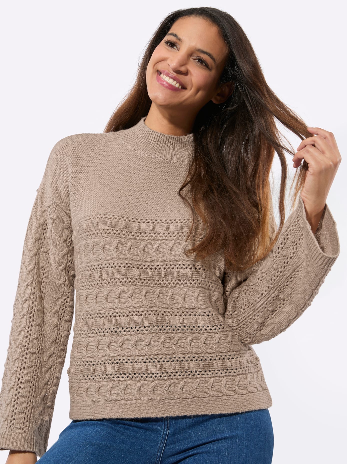 Inspirationen Pull à col montant »Pullover«