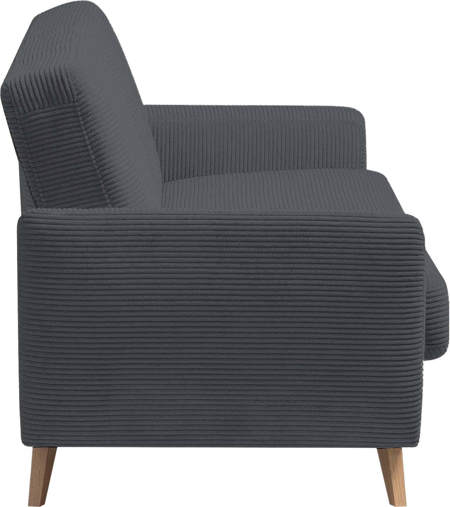 exxpo - sofa fashion 3-places »Samso, elegant und bequem, aktueller Cord Bezug, Kippcouch« hochwertige Verarbeitung, Schlafsofa inkl. Bettfunktion und Bettkasten