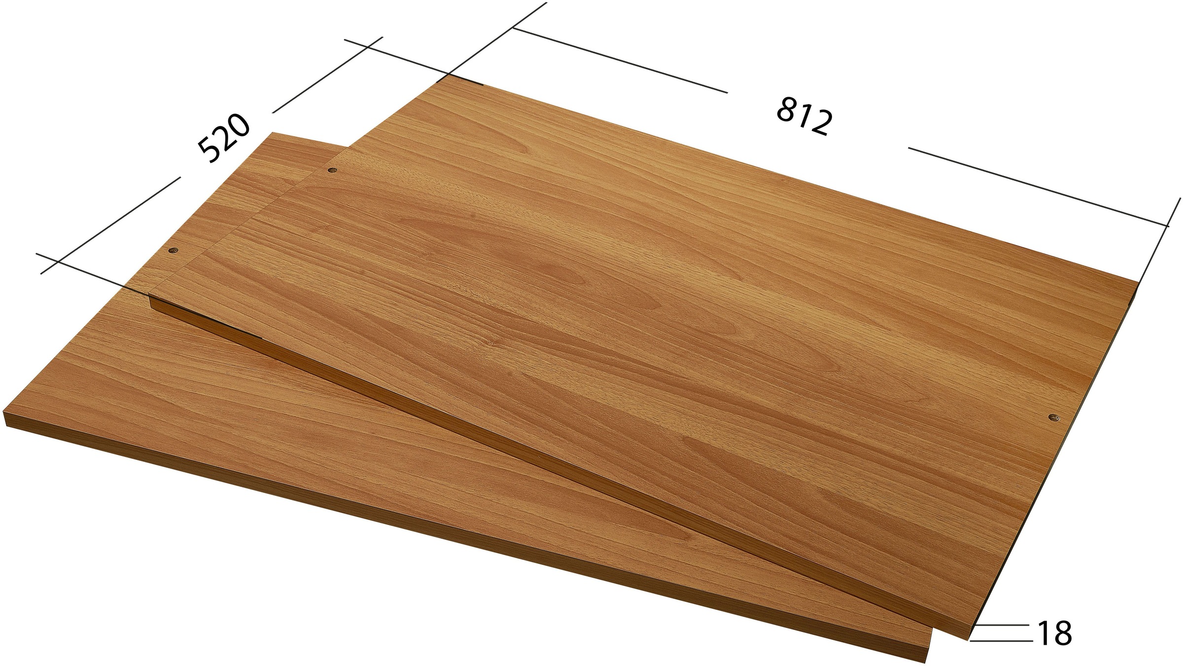 Home affaire Einlegeboden »Greta, aus FSC-zertifiziertem Holzwerkstoff, Breite 81cm« im 2er Set, passende Ergänzung für den Kleiderschrank Greta