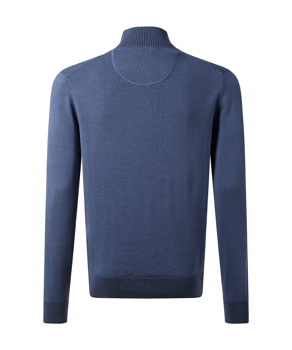 Pierre Cardin Pull en tricot mit Troyer Kragen