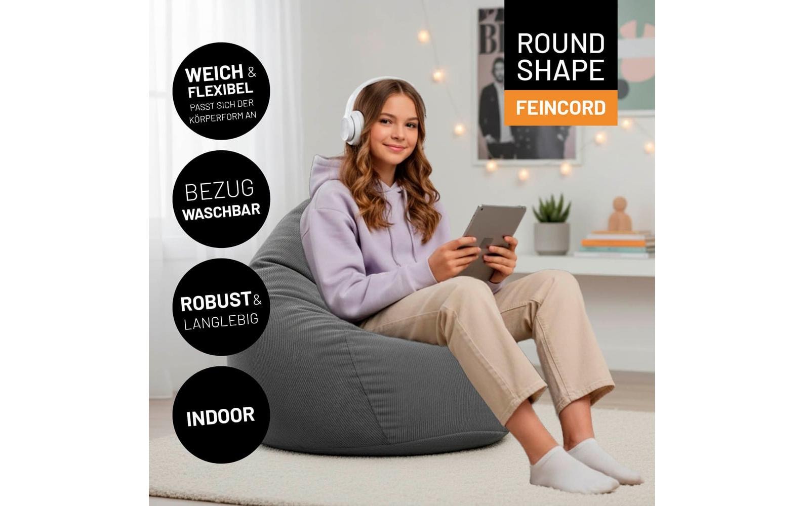 Lumaland Sitzsack »185 l Comfort«