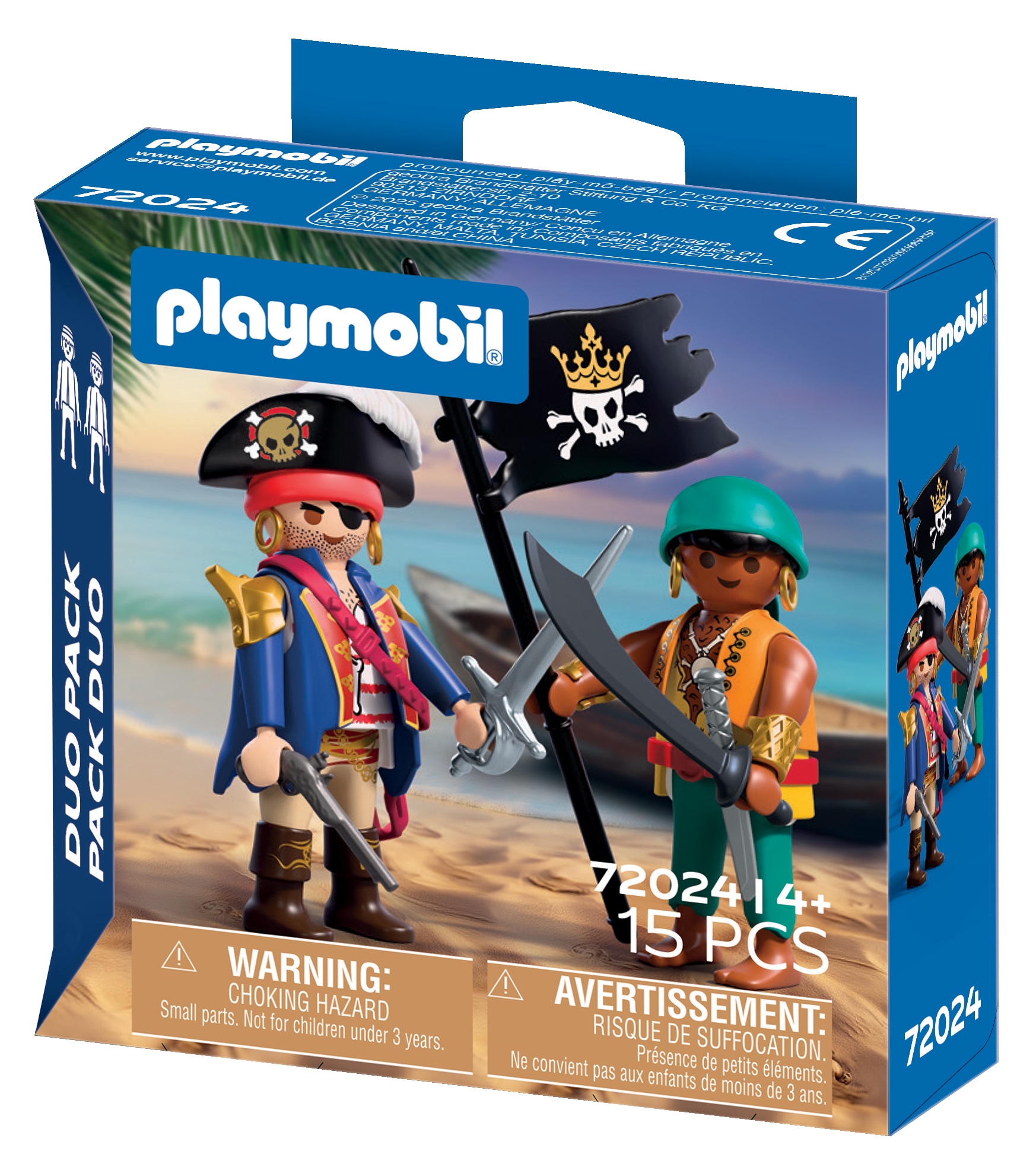 Playmobil® Konstruktions-Spielset »DuoPack Piraten (72024), Pirates«