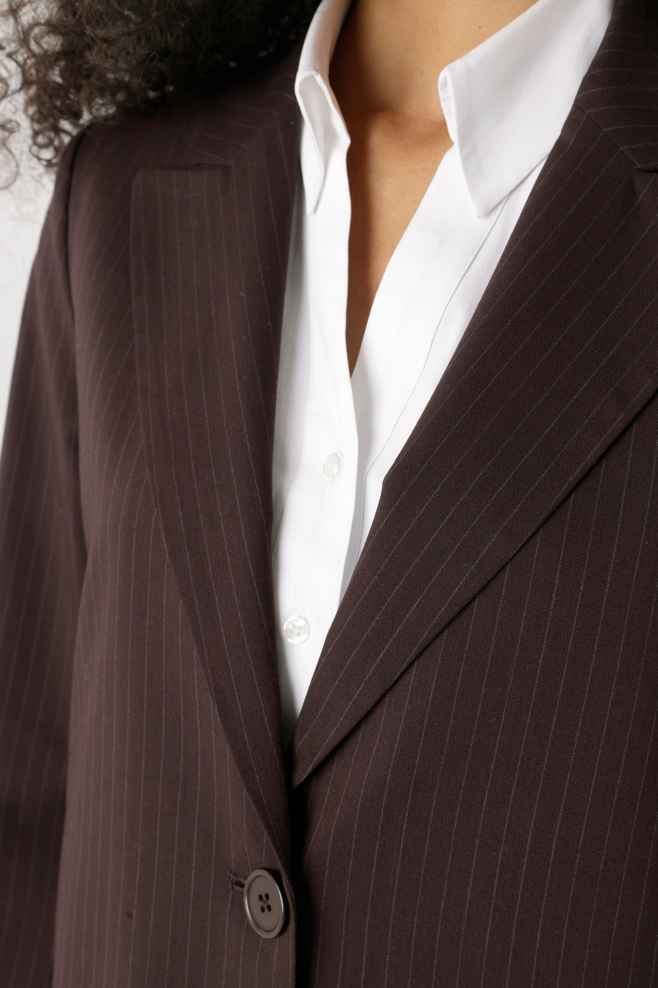Aniston SELECTED Blazer long avec fines rayures élégantes - NOUVELLE COLLECTION