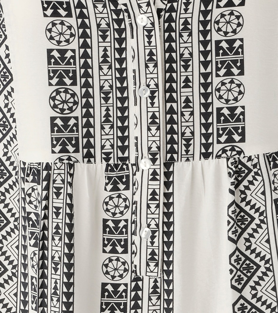 Aniston PLUS Robe midi mit Volant - NEUE KOLLEKTION