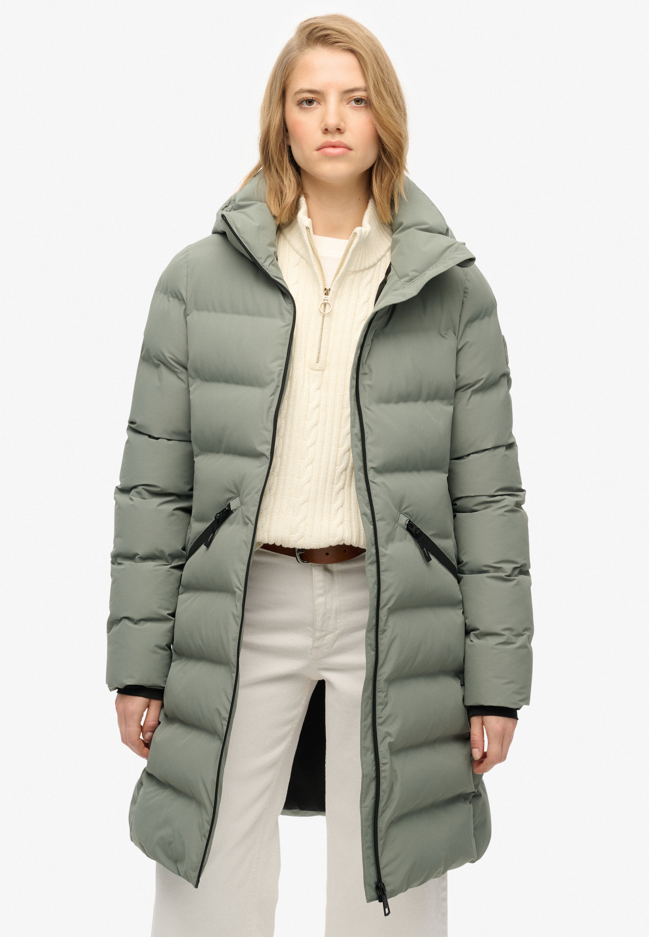 Superdry Veste matelassée »CITY MID PADDED JACKET« mit Kapuze