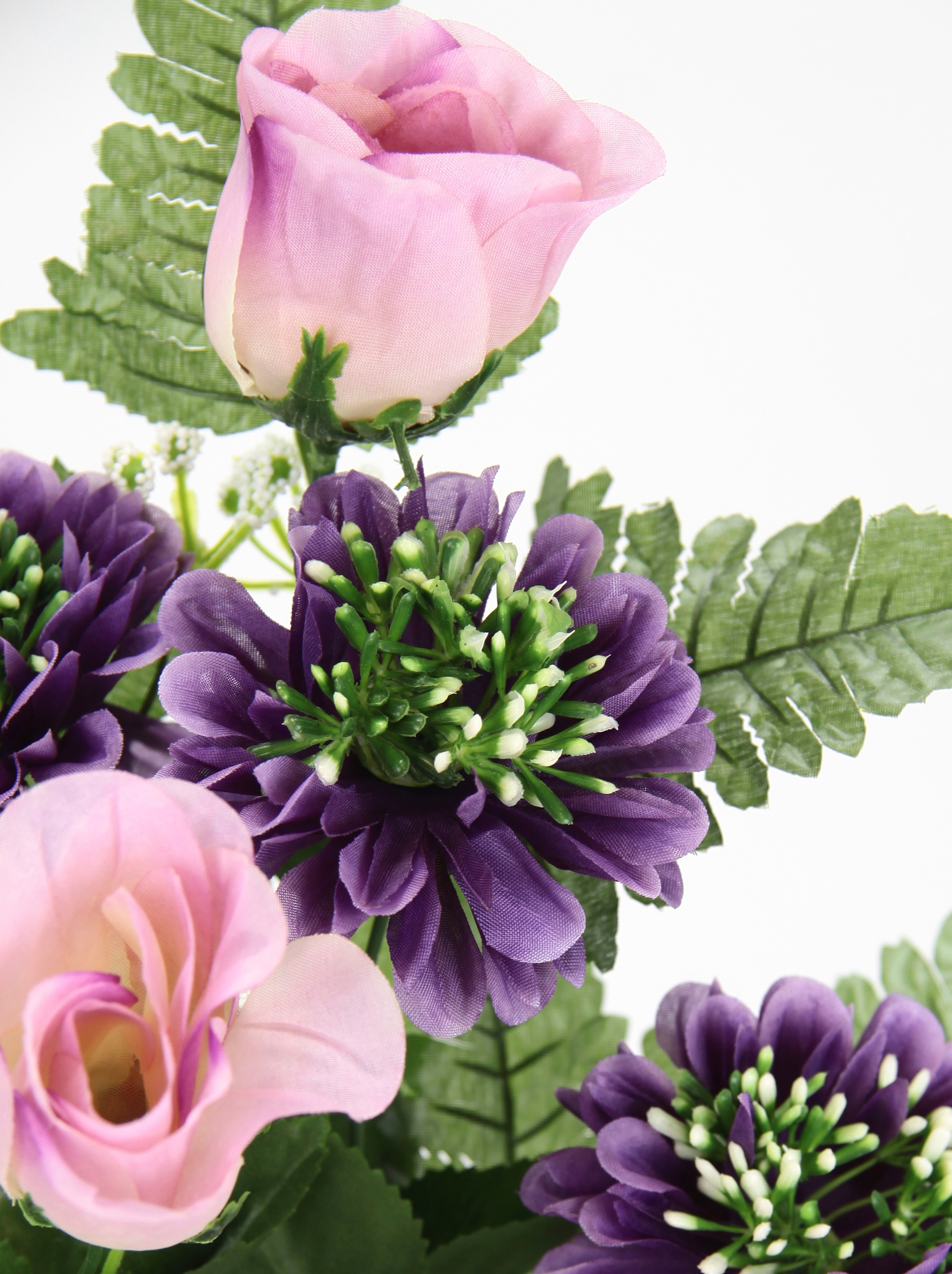 I.GE.A. Fleur artificielle »Bouquet Rosen und Gerbera zum Legen« 2er Set Kunstblumenstrauss