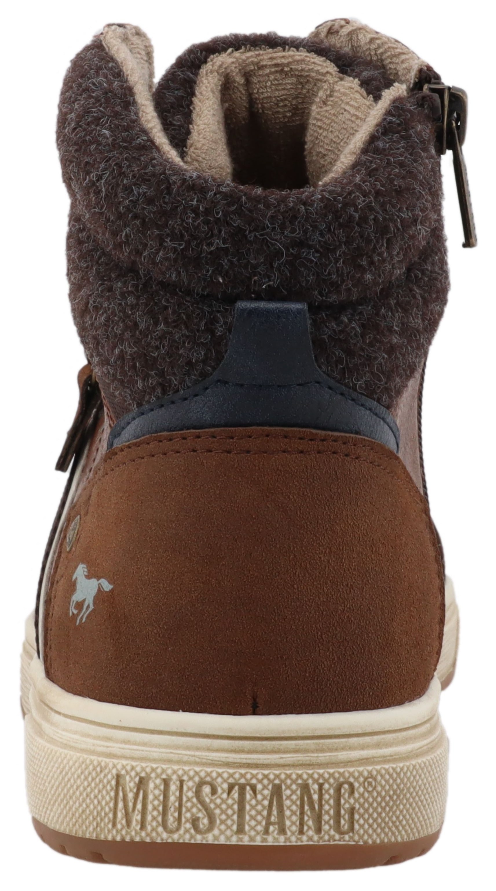 Mustang Shoes Sneakers »Merian«  baskets montantes, bottines à lacets avec fermeture éclair
