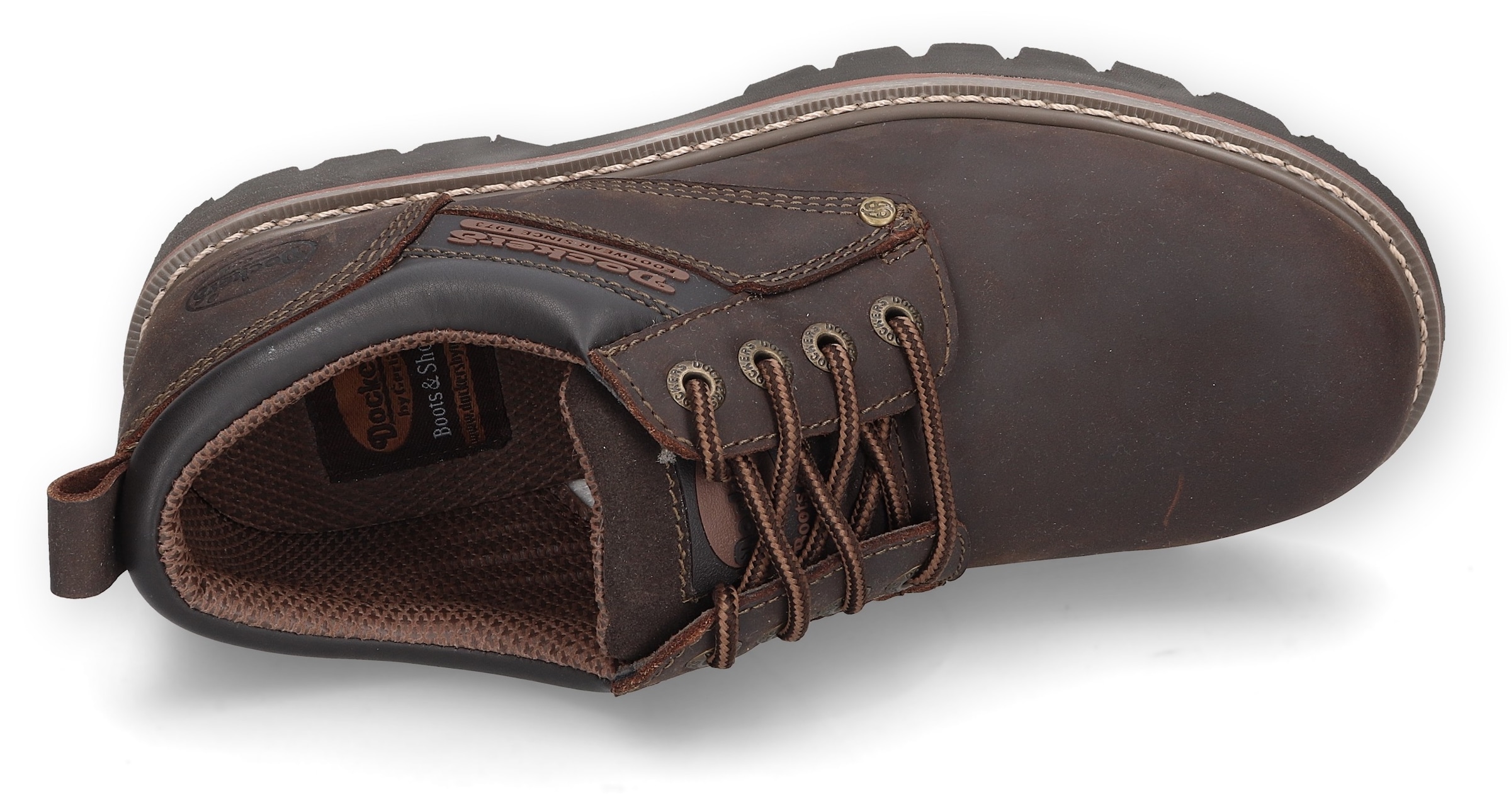 Dockers by Gerli Chaussure à lacets  chaussure de trekking, chaussure traditionnelle avec semelle profilée