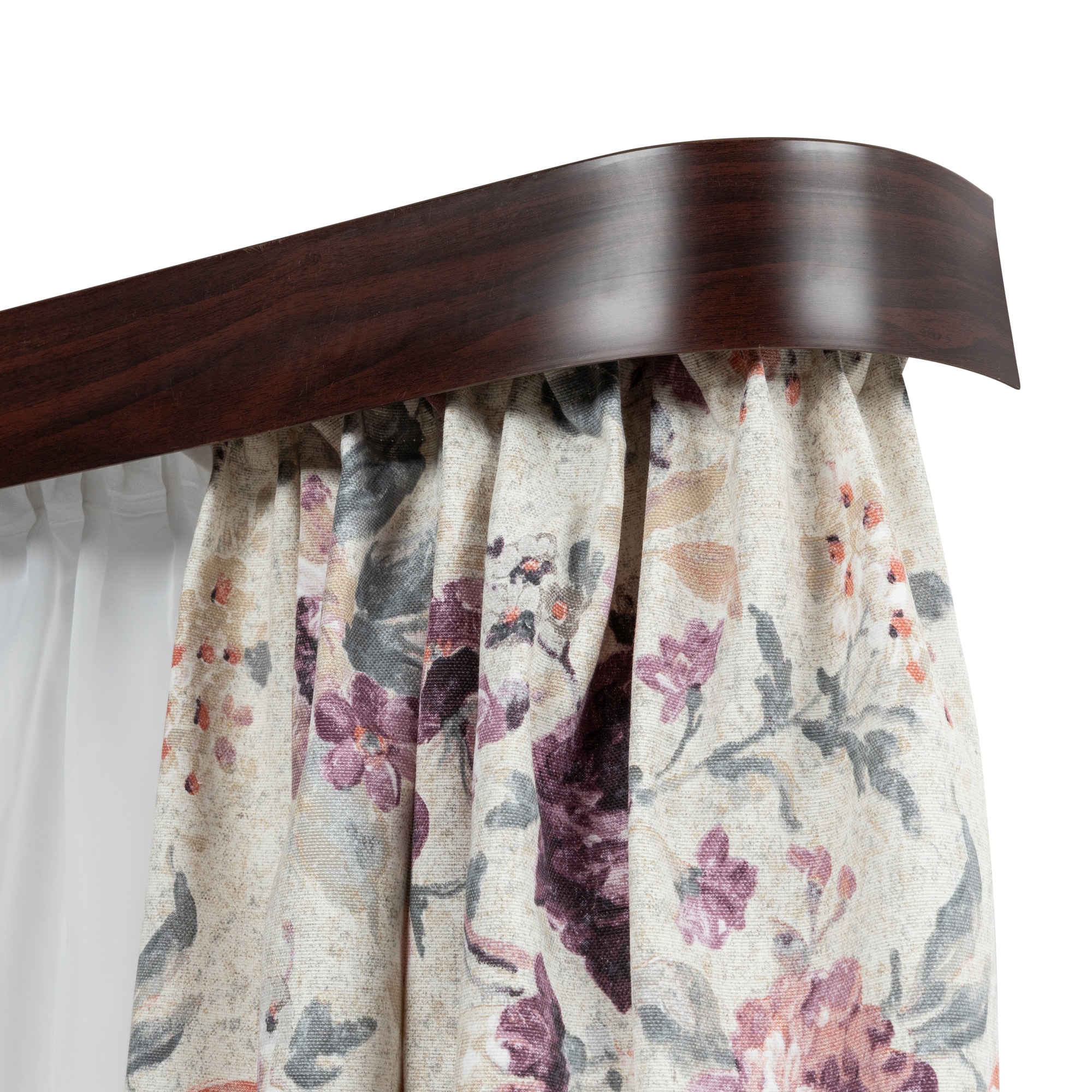 SN DECO GROUP Vorhangschiene »SH3« 3 läufig-läufig Fixmass Set 3-läufig,inkl. Rundbögen, Blende 5 cm, vorgebohrt, Innenlauf