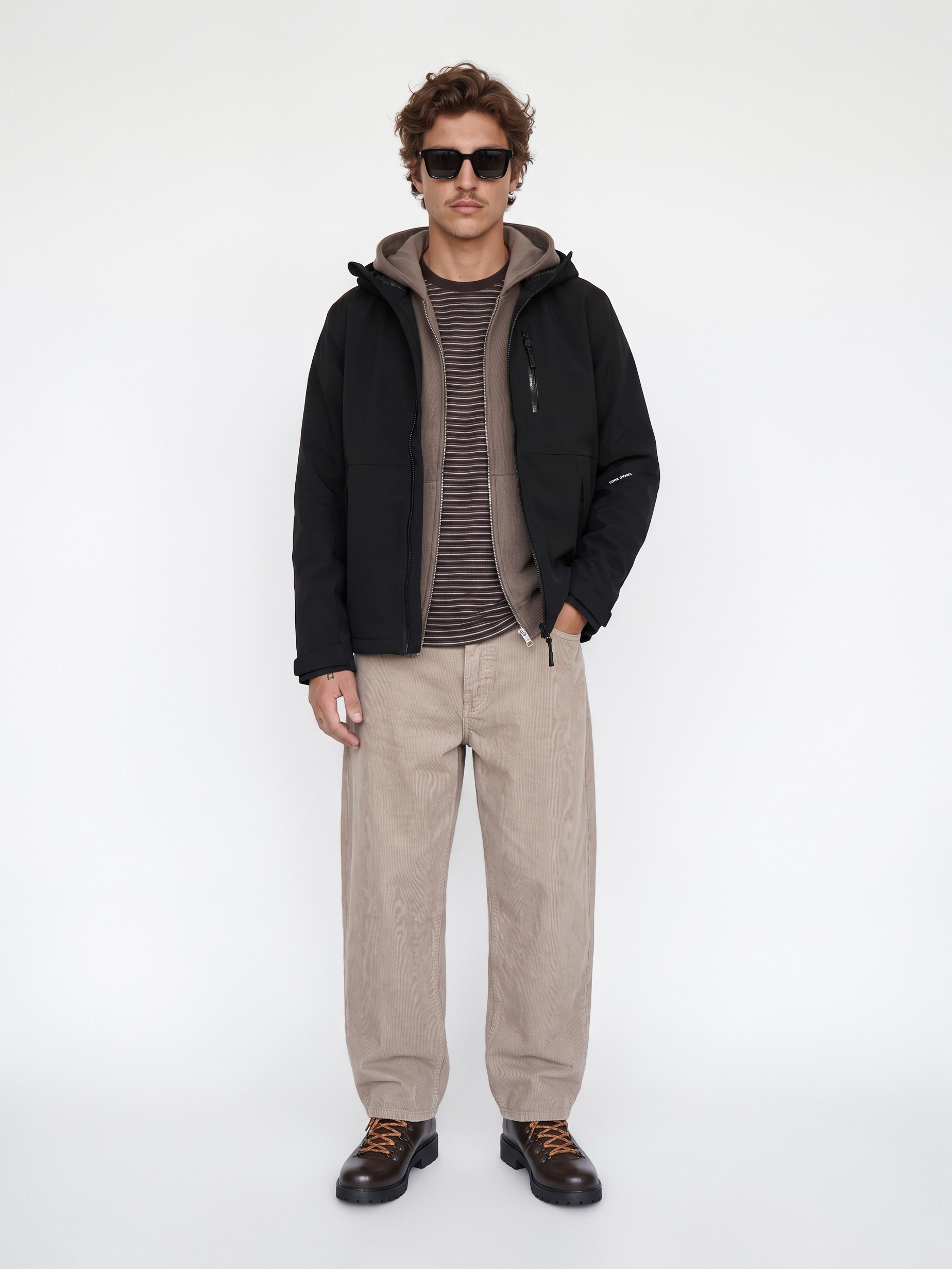 Jack & Jones Funktionsjacke »JCOLEGACY TECHNICAL SHELL JACKET SN« mit Kapuze Kunstfaser, wind- und wasserabweisend