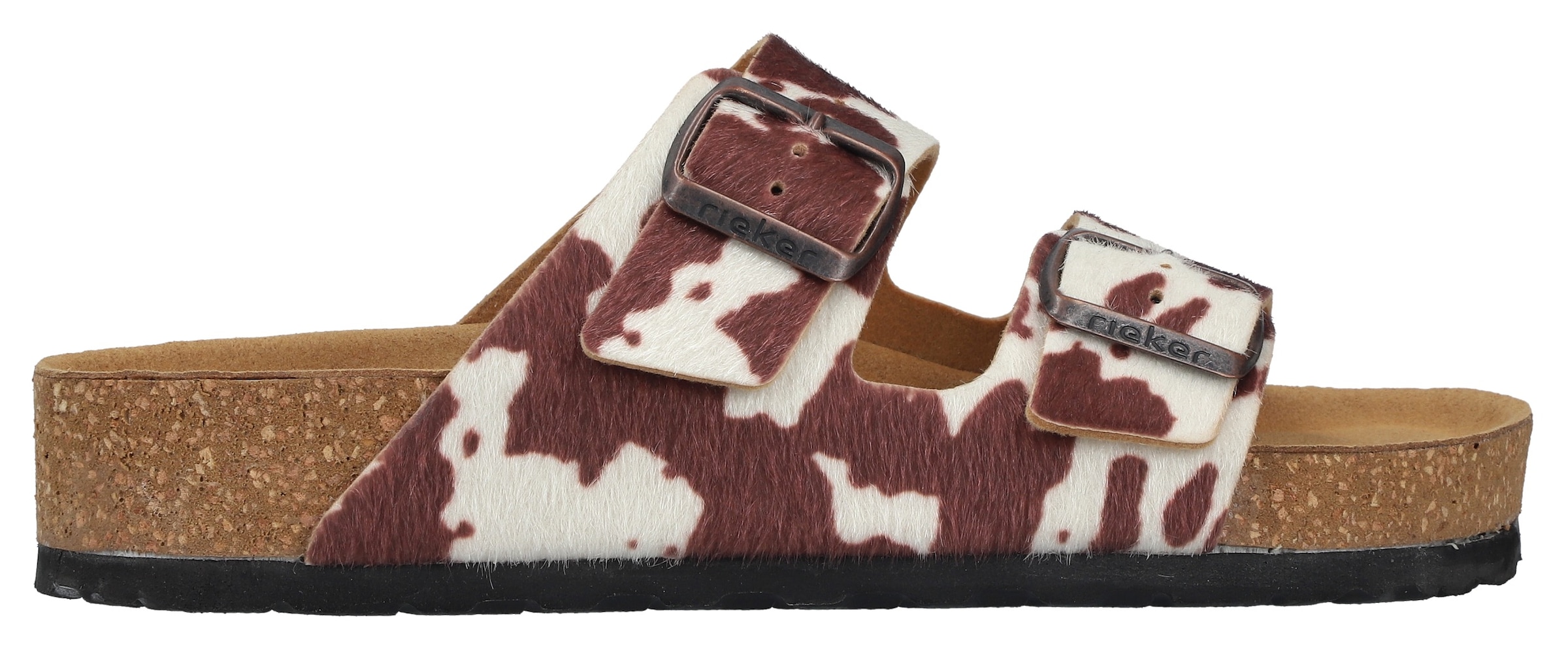Rieker Pantolette  Sommerschuh, Strandschuh, Hausschuh mit verstellbaren Schnallen