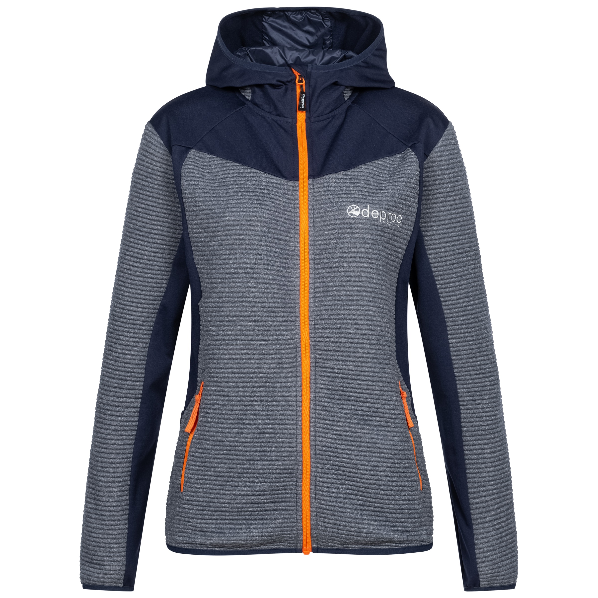 DEPROC Active Strickfleecejacke »ELM WOMEN« mit Kapuze auch in Grossen Grössen erhältlich