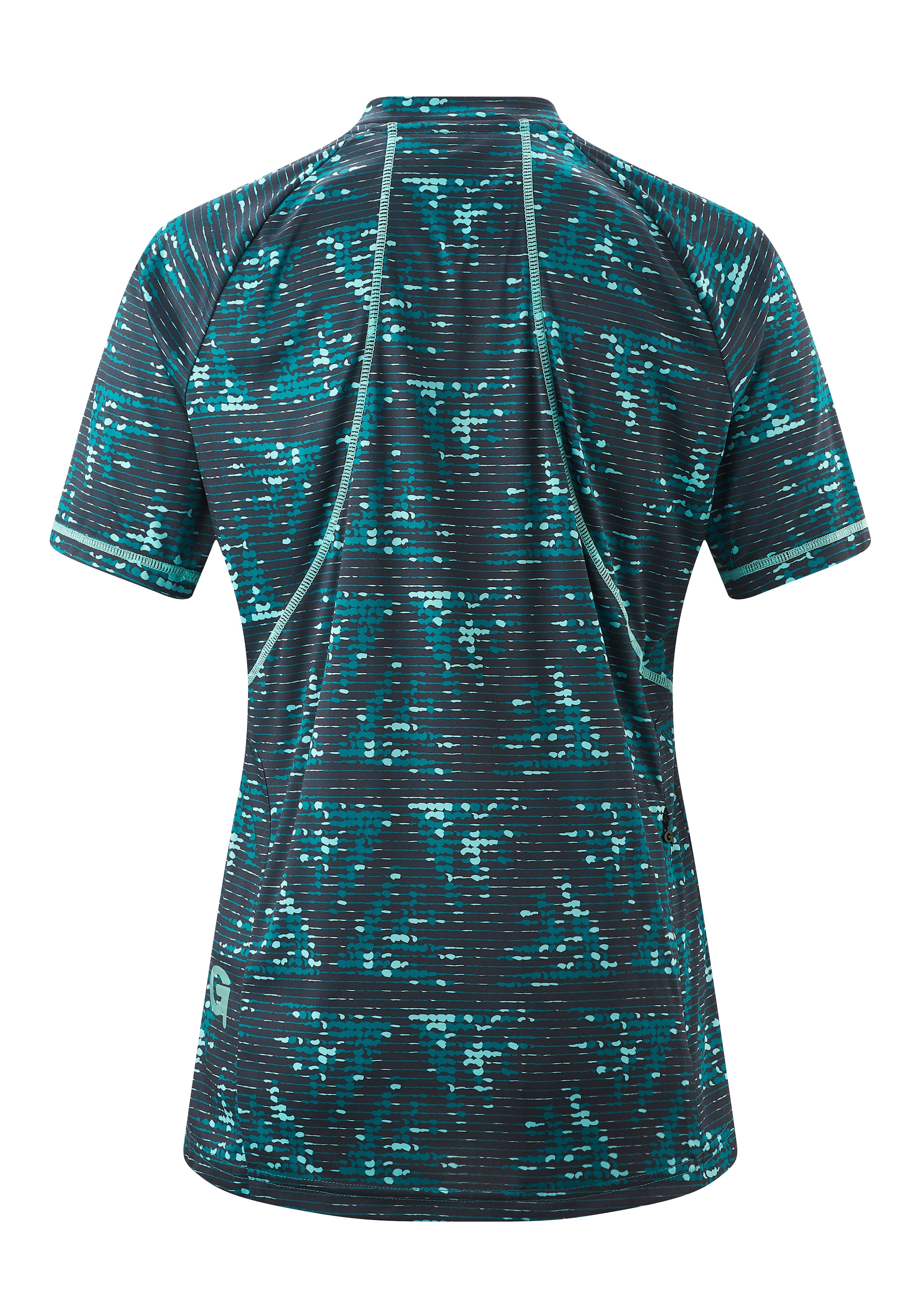 Gonso Maillot de cyclisme »TRELA« Damen Radshirt kurzarm, atmungsaktives Fahrradtrikot mit Rückentasche