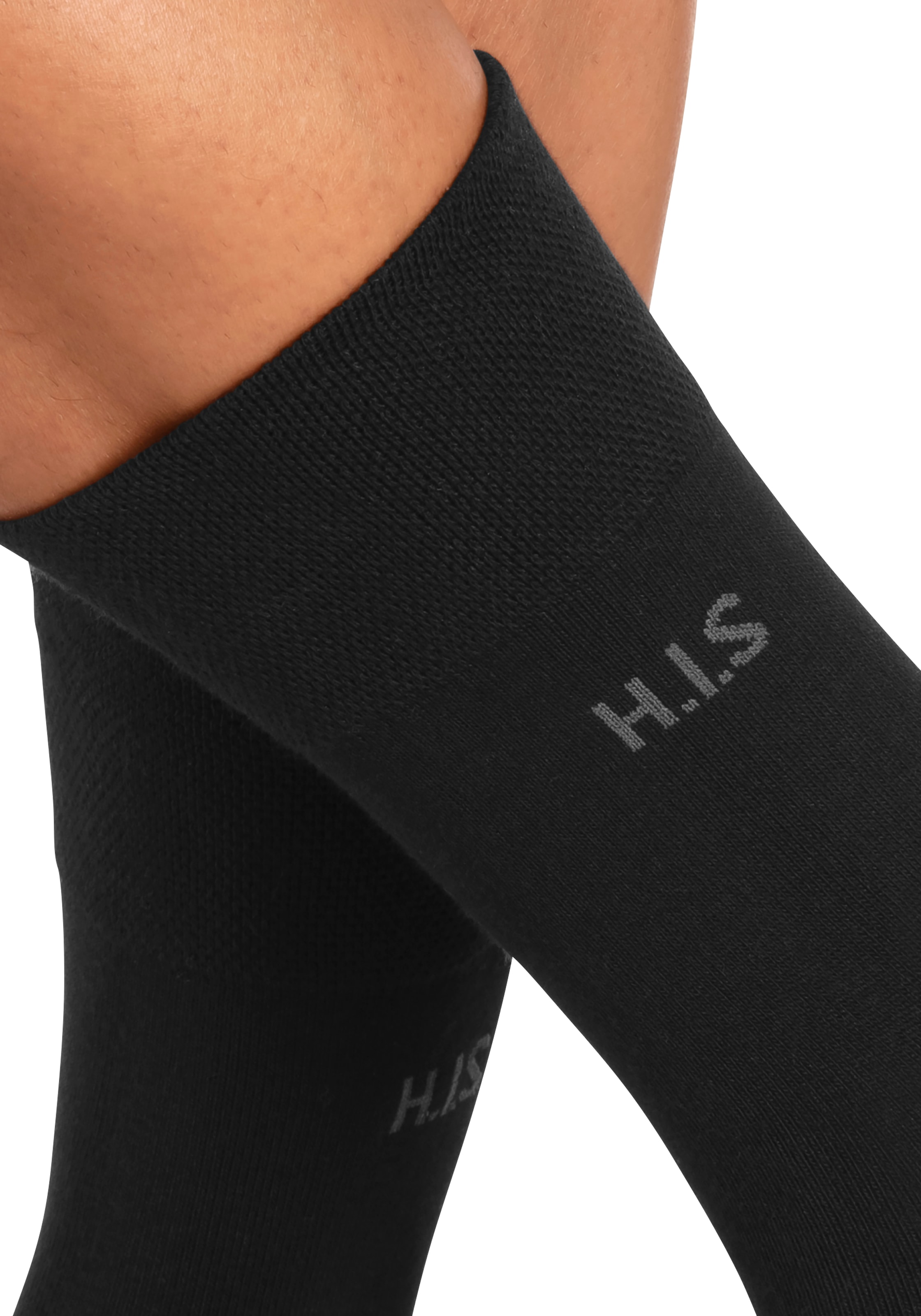 H.I.S Chaussettes Packung, 12 Couple tlg. ohne einschneidendes Gummi