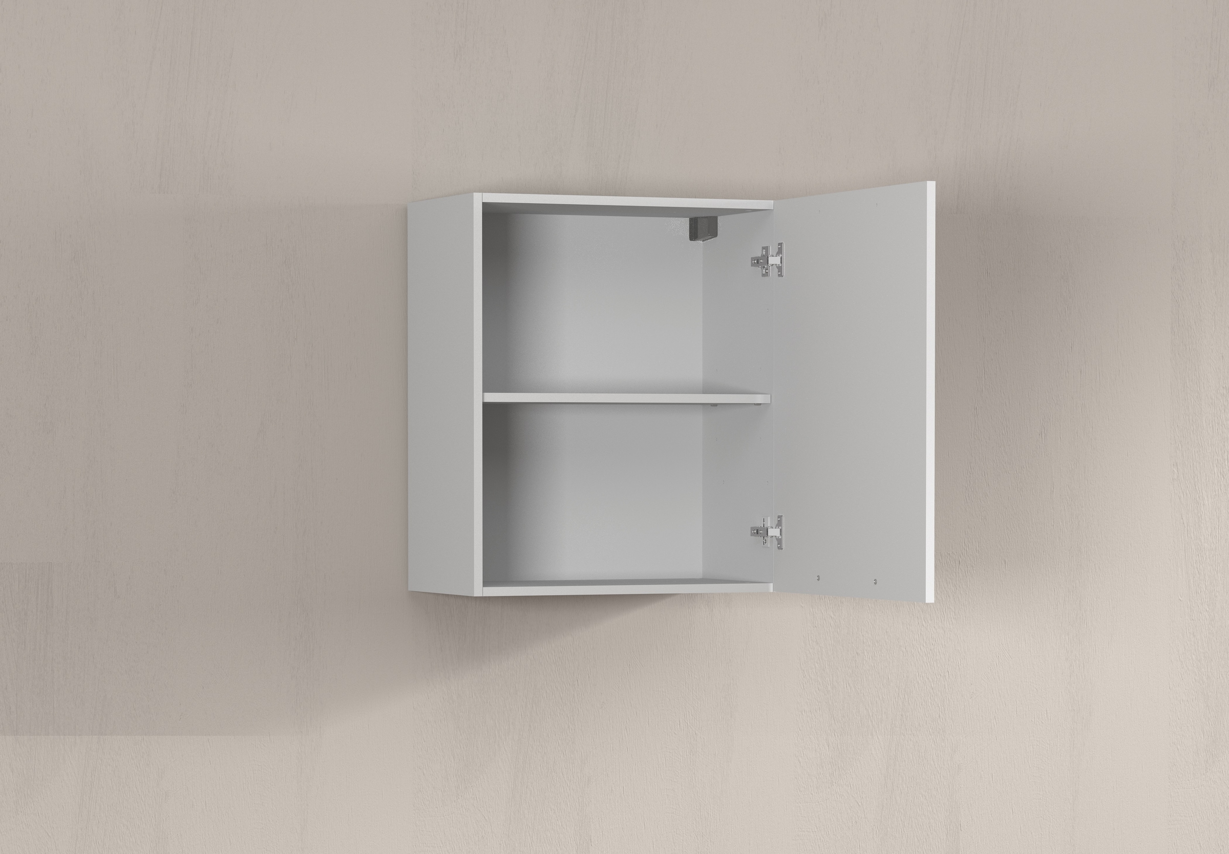 KOCHSTATION Armoire suspendue »Luna, Oberschrank,  Küchenhängeschrank, Made in Italy« B/T/H: 60×35×71 cm, zusätzlicher Stauraum über der Arbeitsfläche