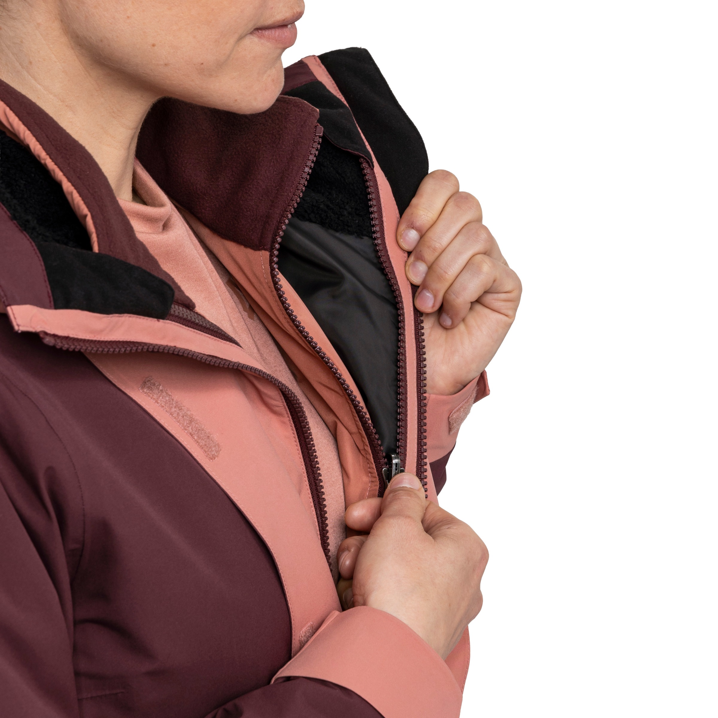 Schöffel Veste fonctionnelle 3 en 1 »3in1 Jacket Style Refoca WMN« 2 cuis tlg. Construction en 2 parties, style sportif, en polyamide