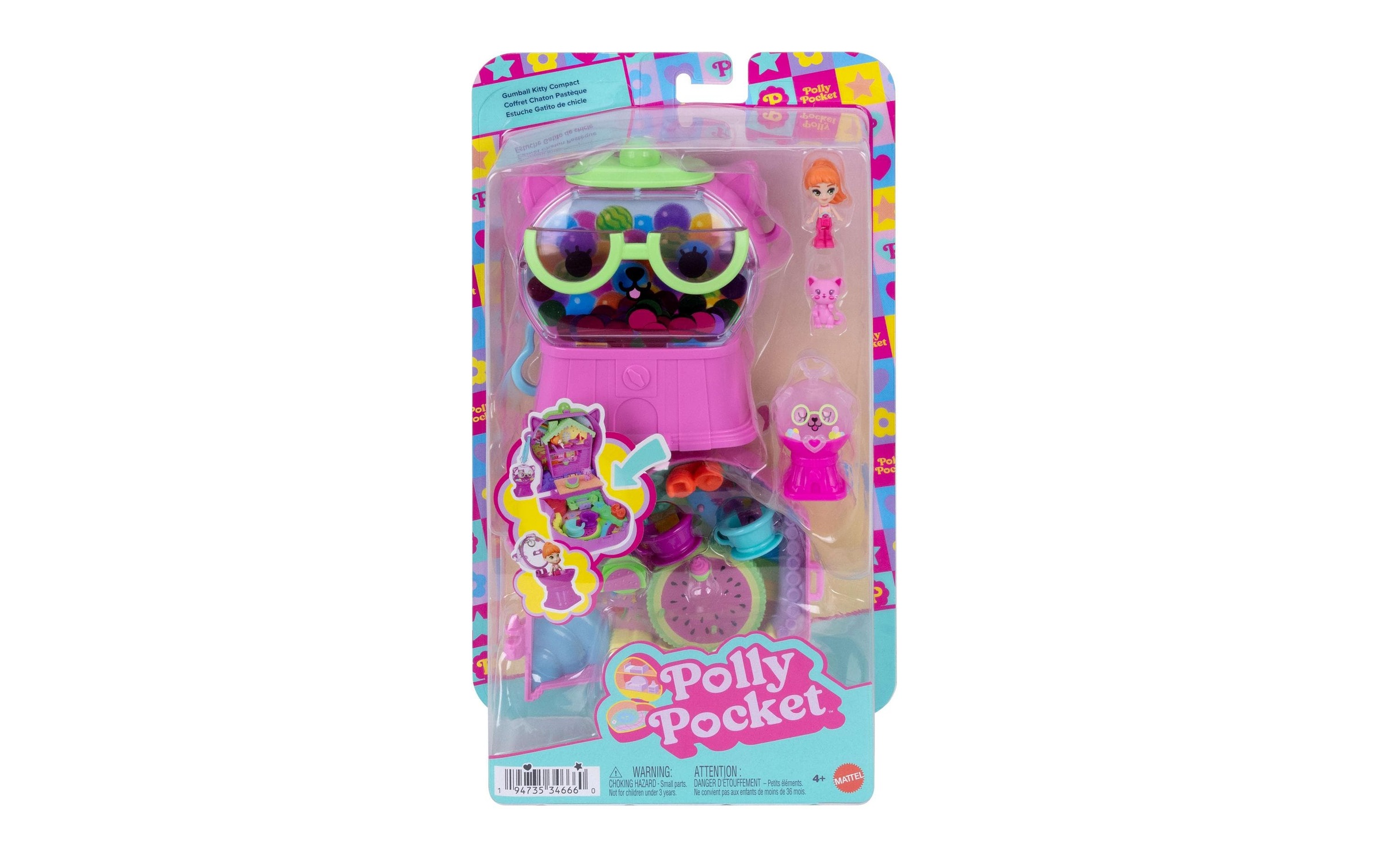 Polly Pocket Spielwelt »Wassermelone- Kaugummi Schatulle«