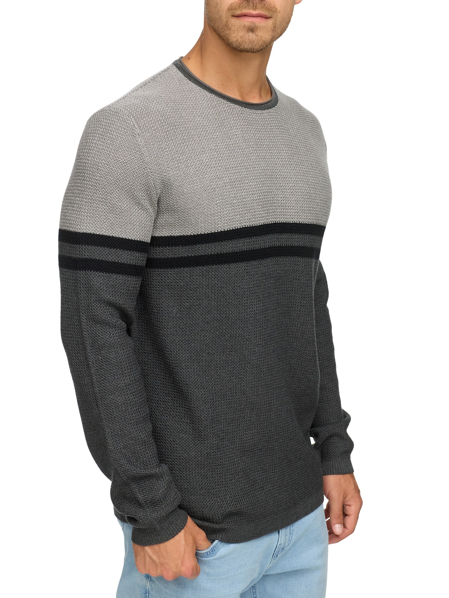 Indicode Rundhalspullover »INJaluf«