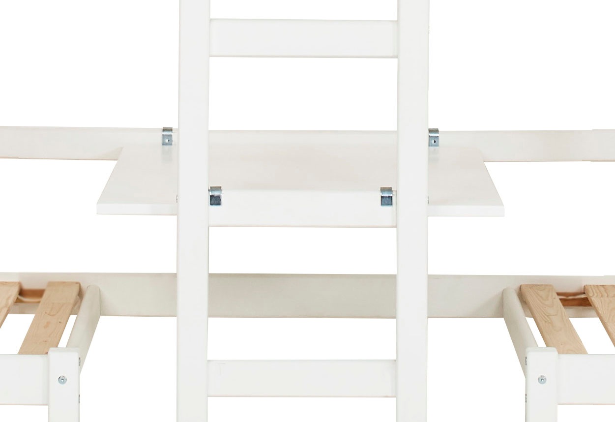 Hoppekids Hochbett »ECO Dream, Kinderbett mit Funktion - Praktisch & flexibel« Unteres Bett nutzbar als Bett oder Sitzgruppe. 90x200