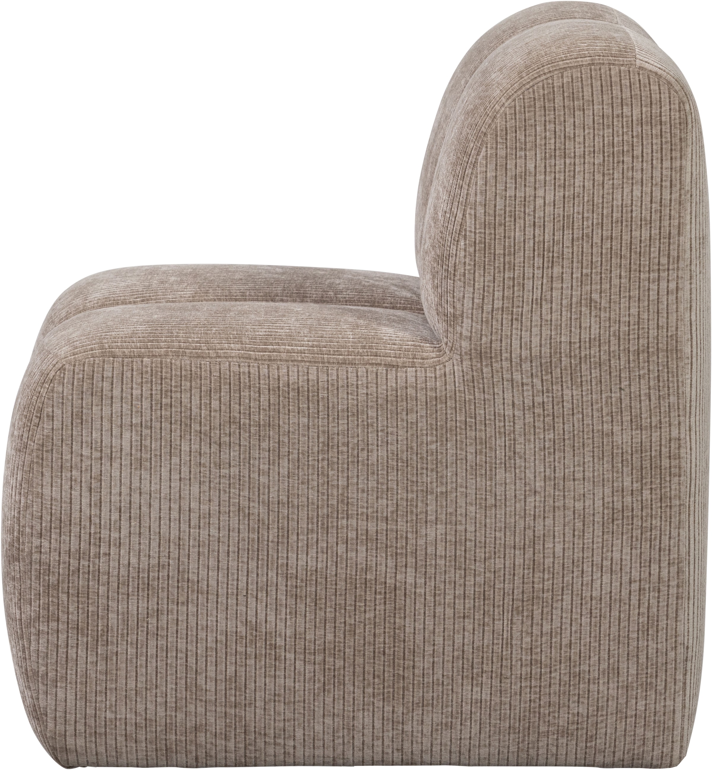 WOOOD Élément central de canapé »Mojo mit Jacquard-Rippenbezug B 84 x T 73 x H 83 cm« excellente résistance à l'usure, combinable, capacité de charge 120 kg