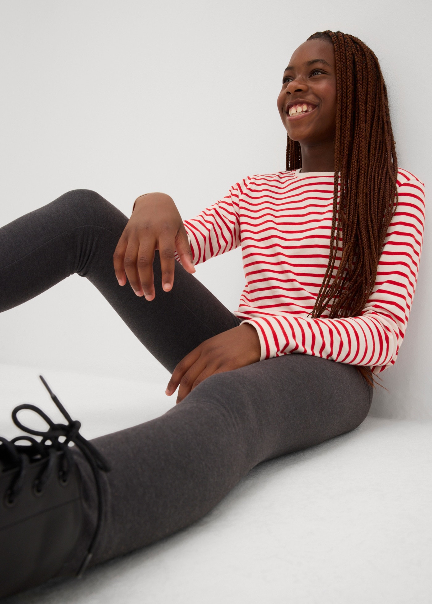 bonprix Leggings thermiques  avec intérieur gratté, coupe confortable, pour filles, style décontracté