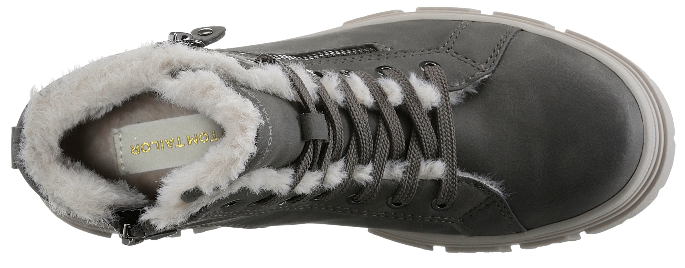 TOM TAILOR Winterboots  Plateauboots, Winterboots mit Zierreissverschluss