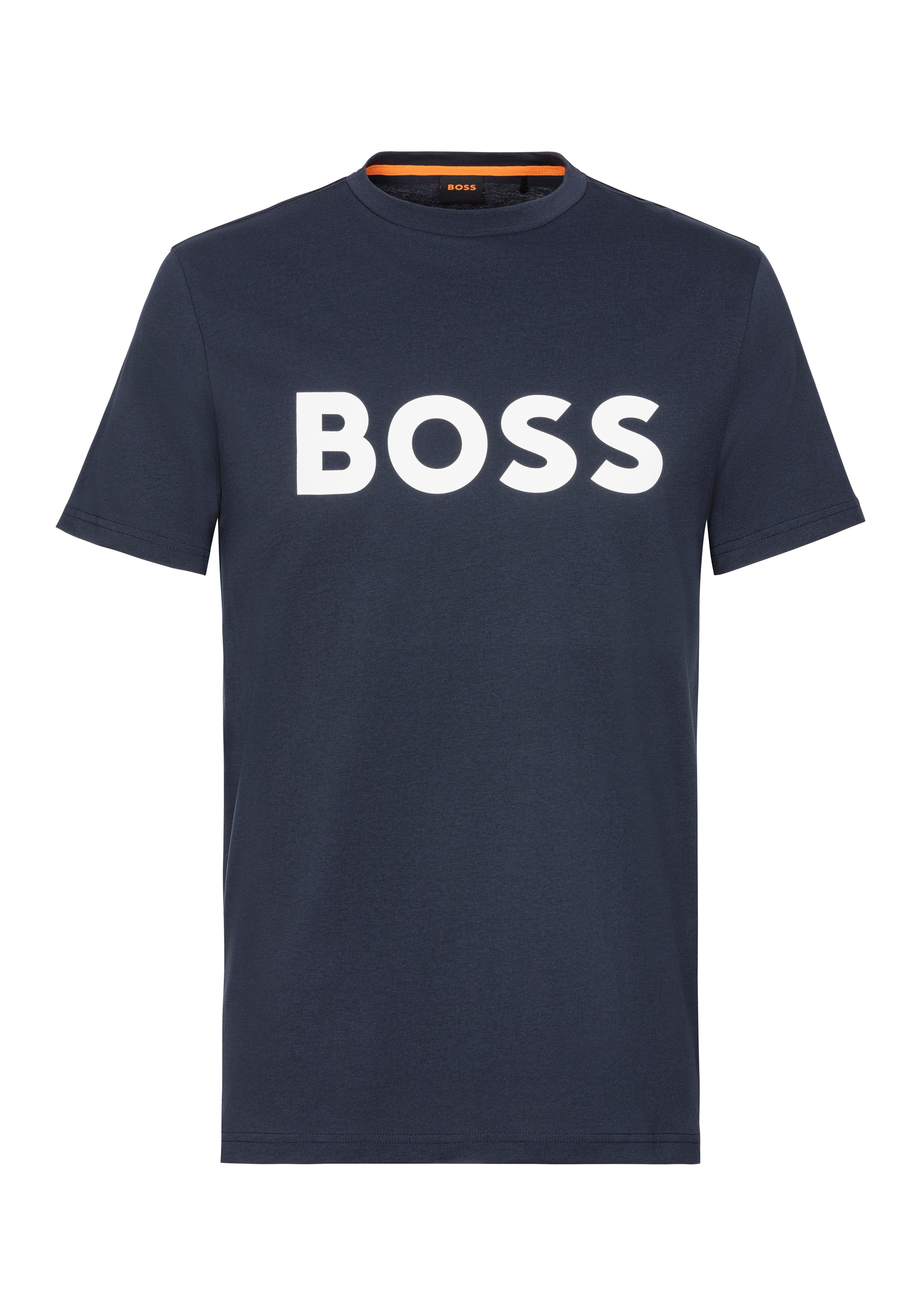 BOSS ORANGE T-Shirt »Thinking« 1 Stk. Rundhalsausschnitt, Regular Fit, grosser Logodruck