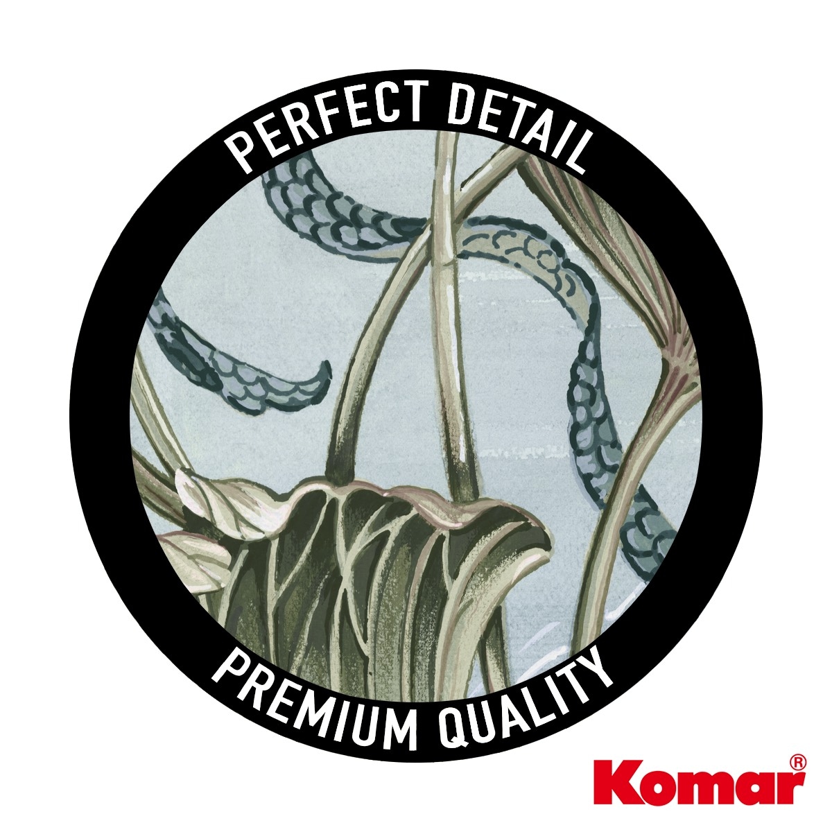 Komar Fototapete »Vlies Fototapete - Haiku - Grösse 300 x 250 cm« Motiv | bedruckt glatt