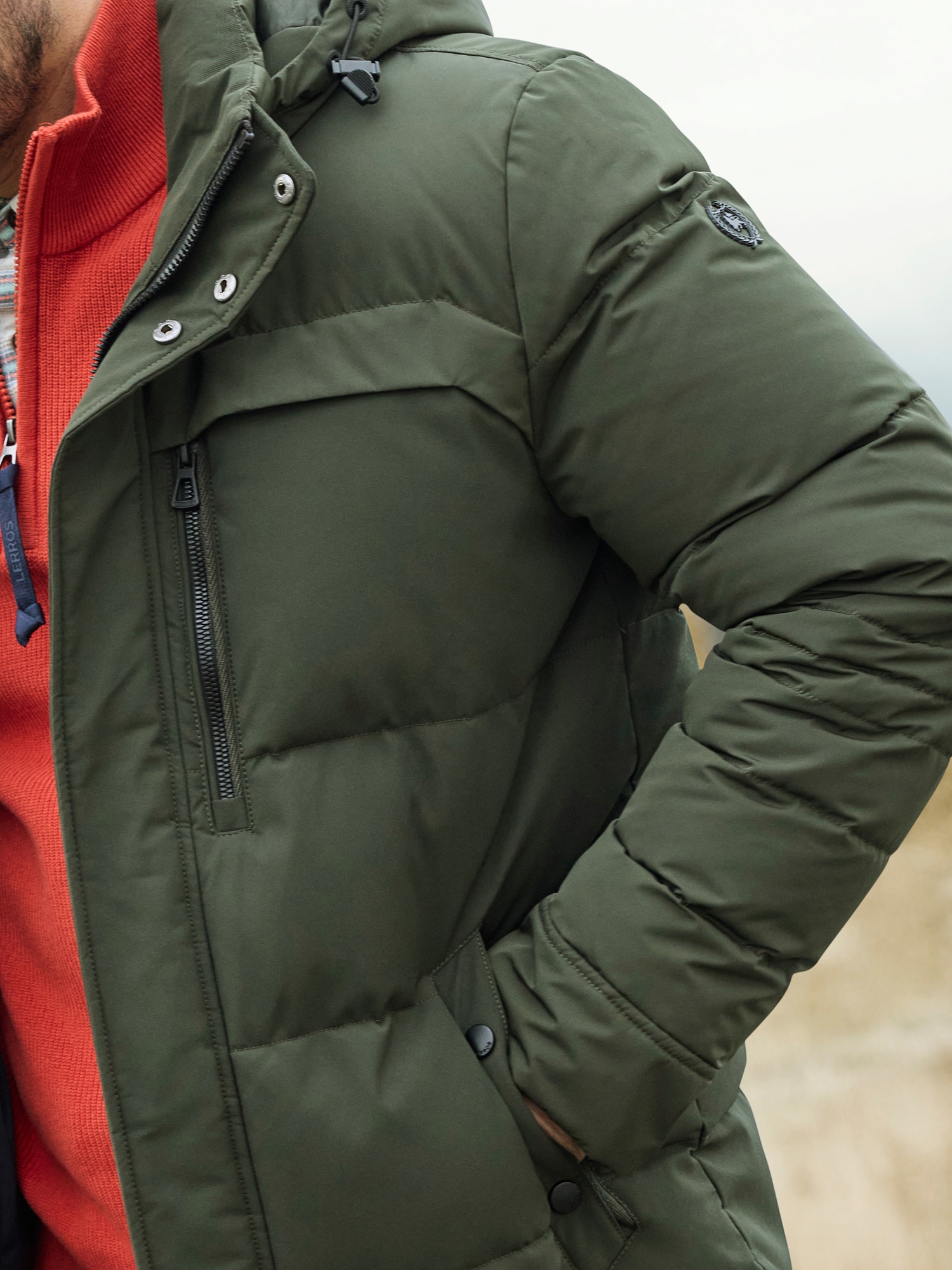LERROS Veste d'hiver »Funktionale Winterjacke für Herren« mit Kapuze