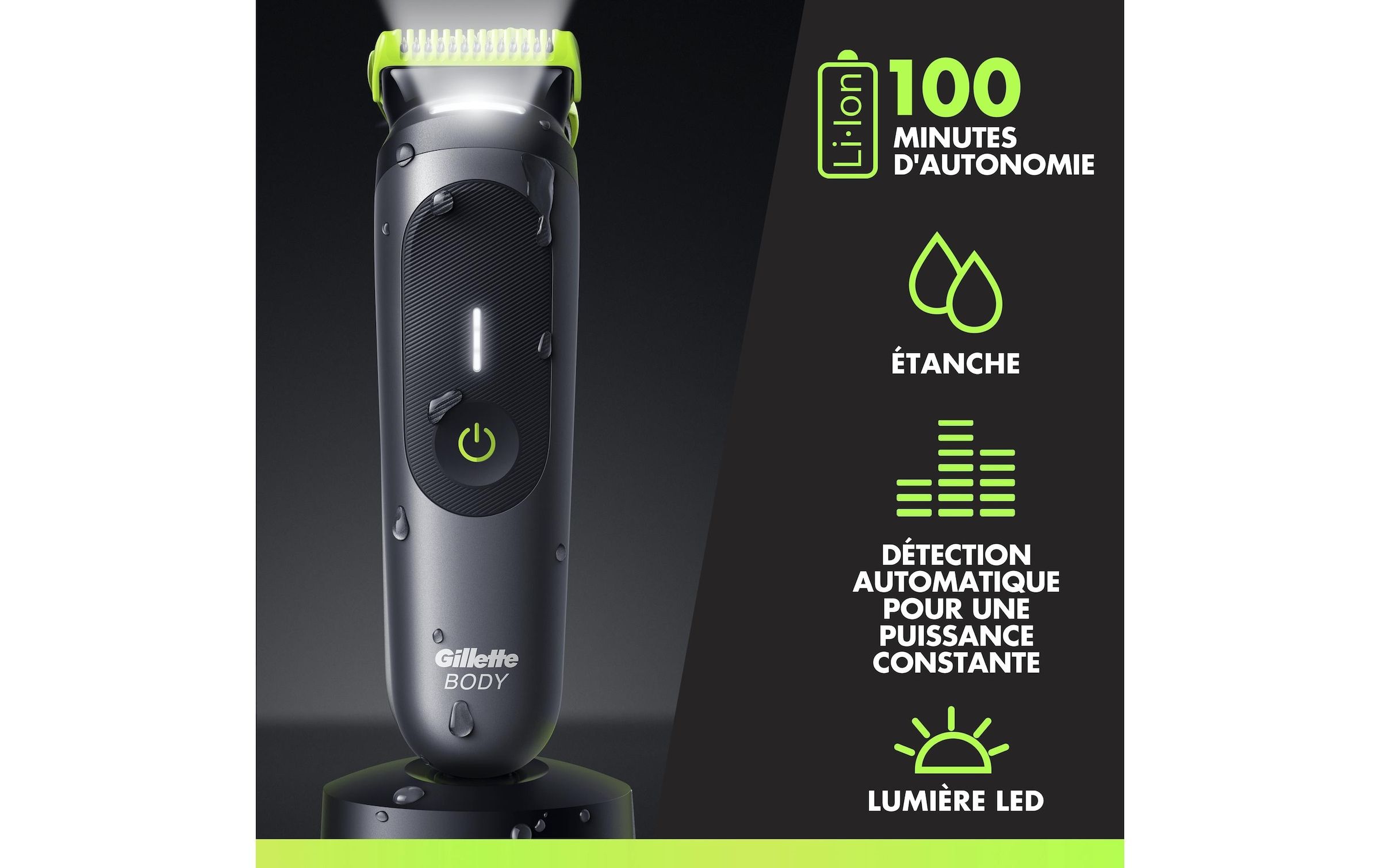 Gillette Körperrasierer »+ Intimhaartrimmer für Männer i7«