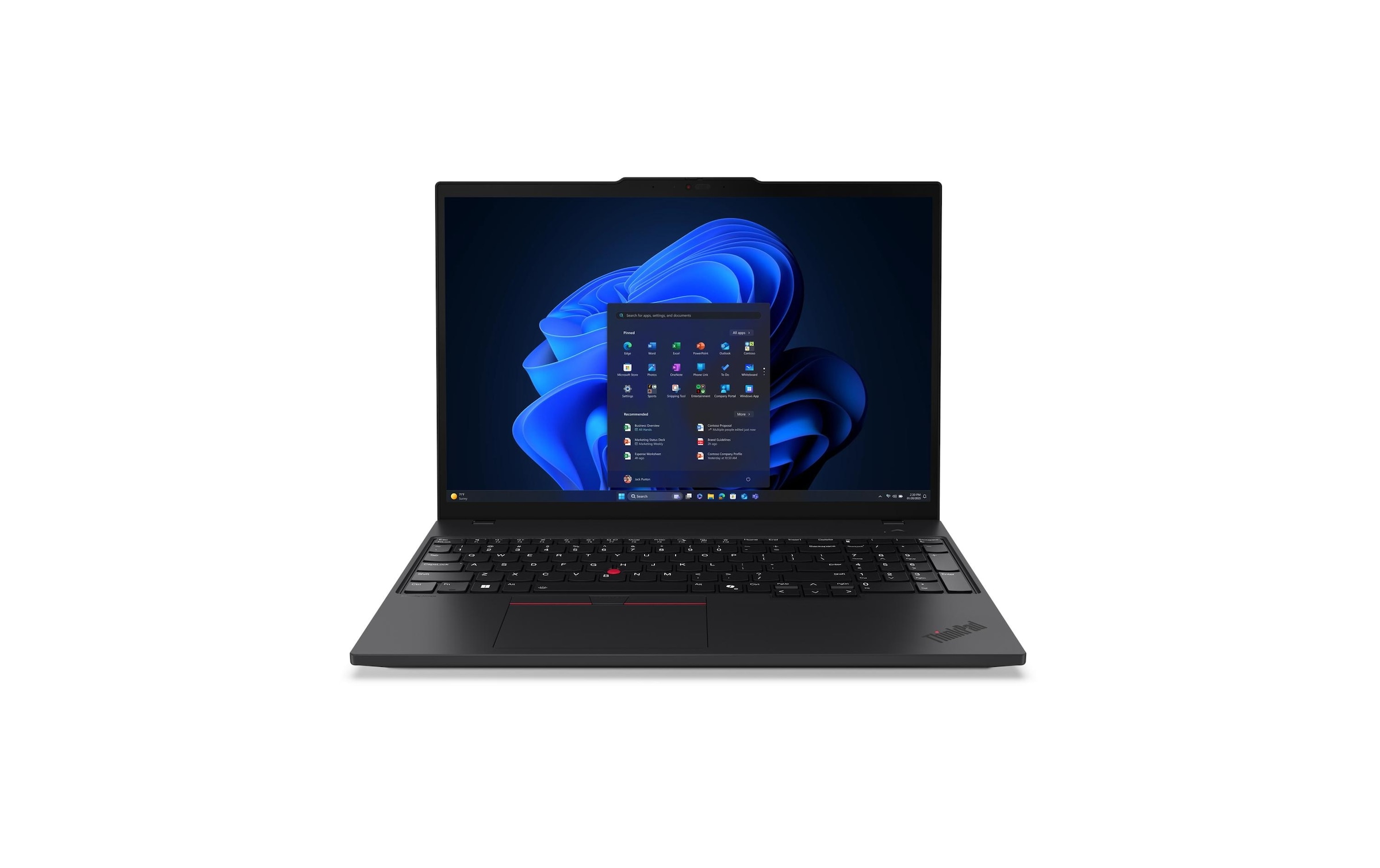 Lenovo Notebook »ThinkPad T16 Gen 4 (Intel) Copilot+ PC« / 16 ″ Intel Core Ultra 7 Integrierte NPU (Neural Processing Unit)