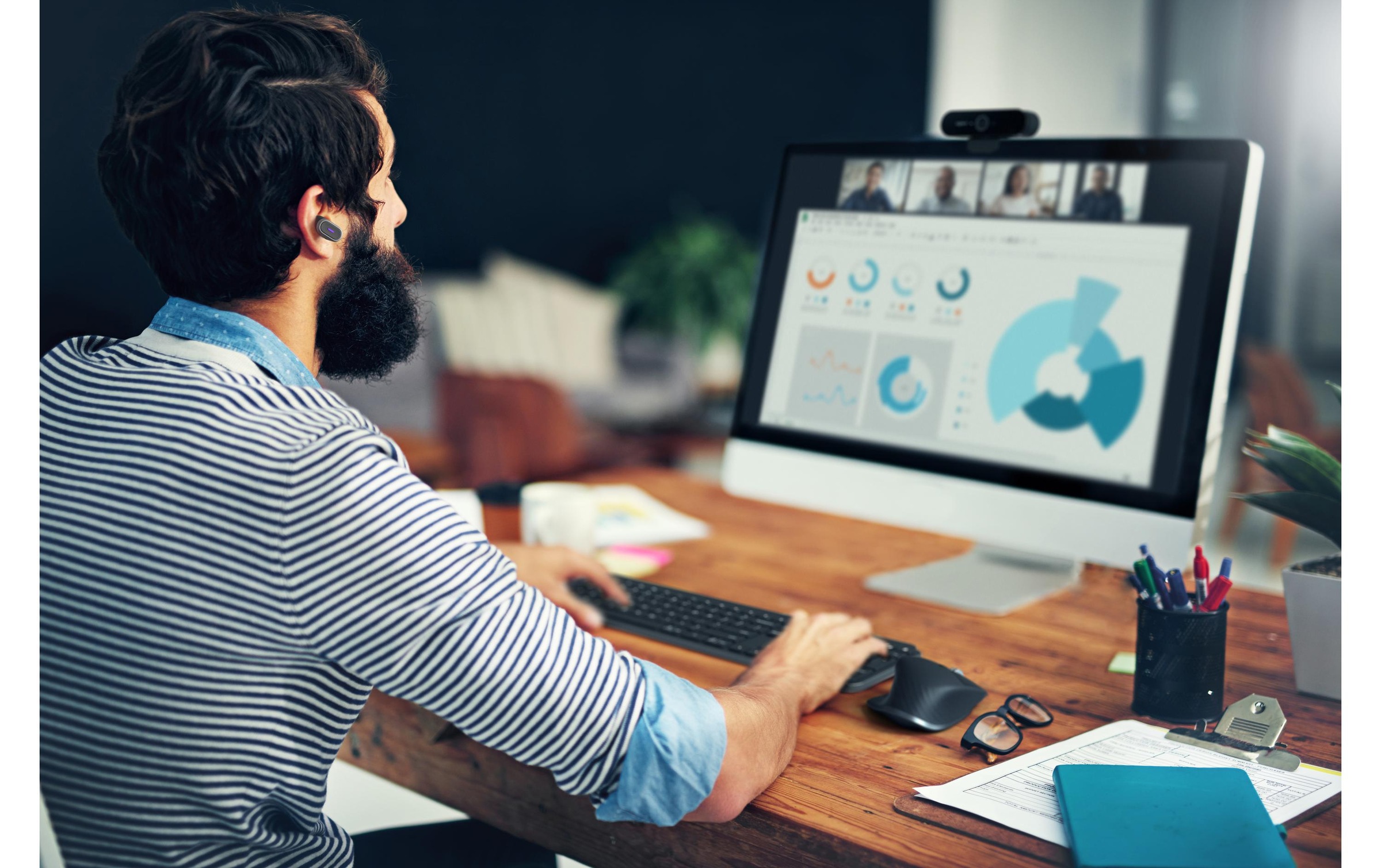 Logitech Casque »Zone True Wireless Grau«