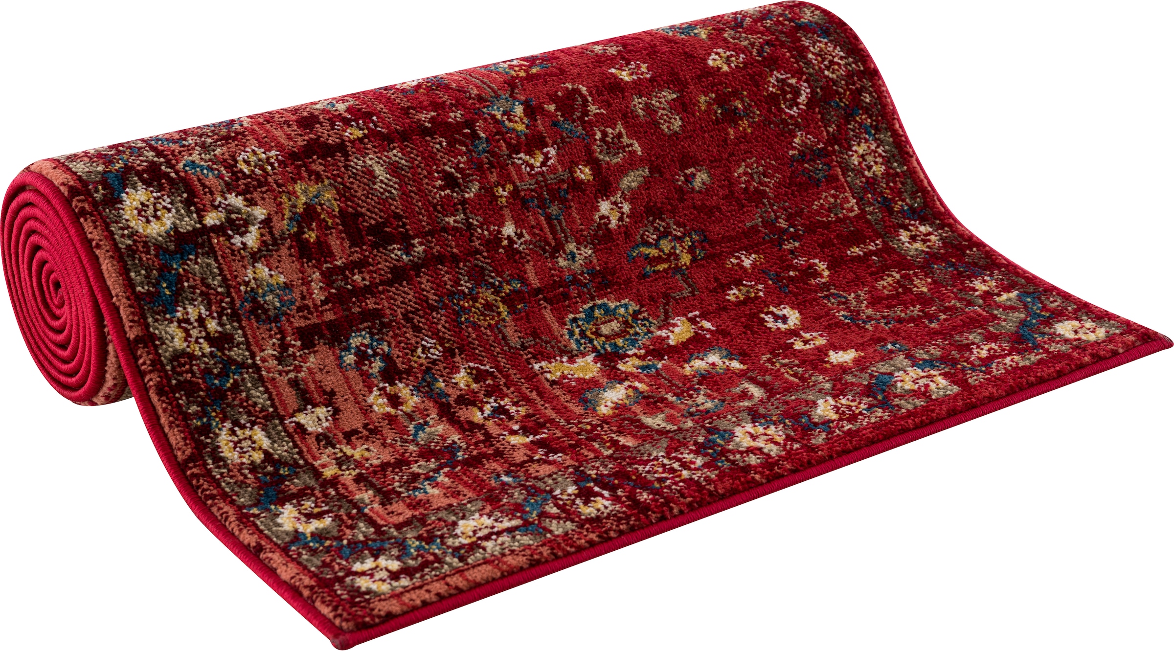 GOODproduct Chemin de table »Clovis« Rectangulaire 11 mm Höhe Teppich im Orient-Design, mit Bordüre, Vintage