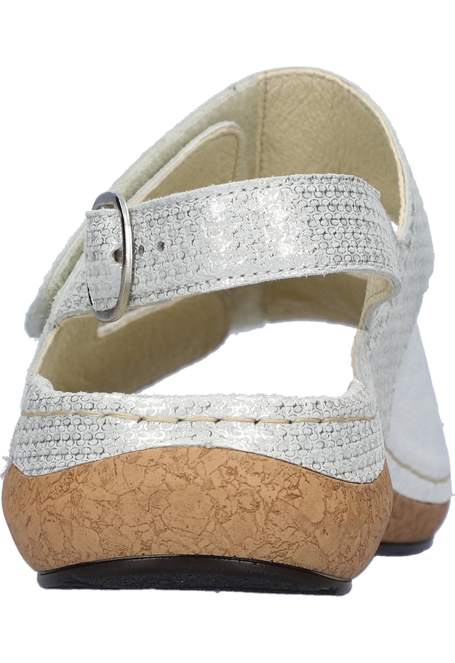 Waldläufer Sandale »K-HELIETT«  Chaussure d'été, sandale compensée, look métallique, en largeur extra K