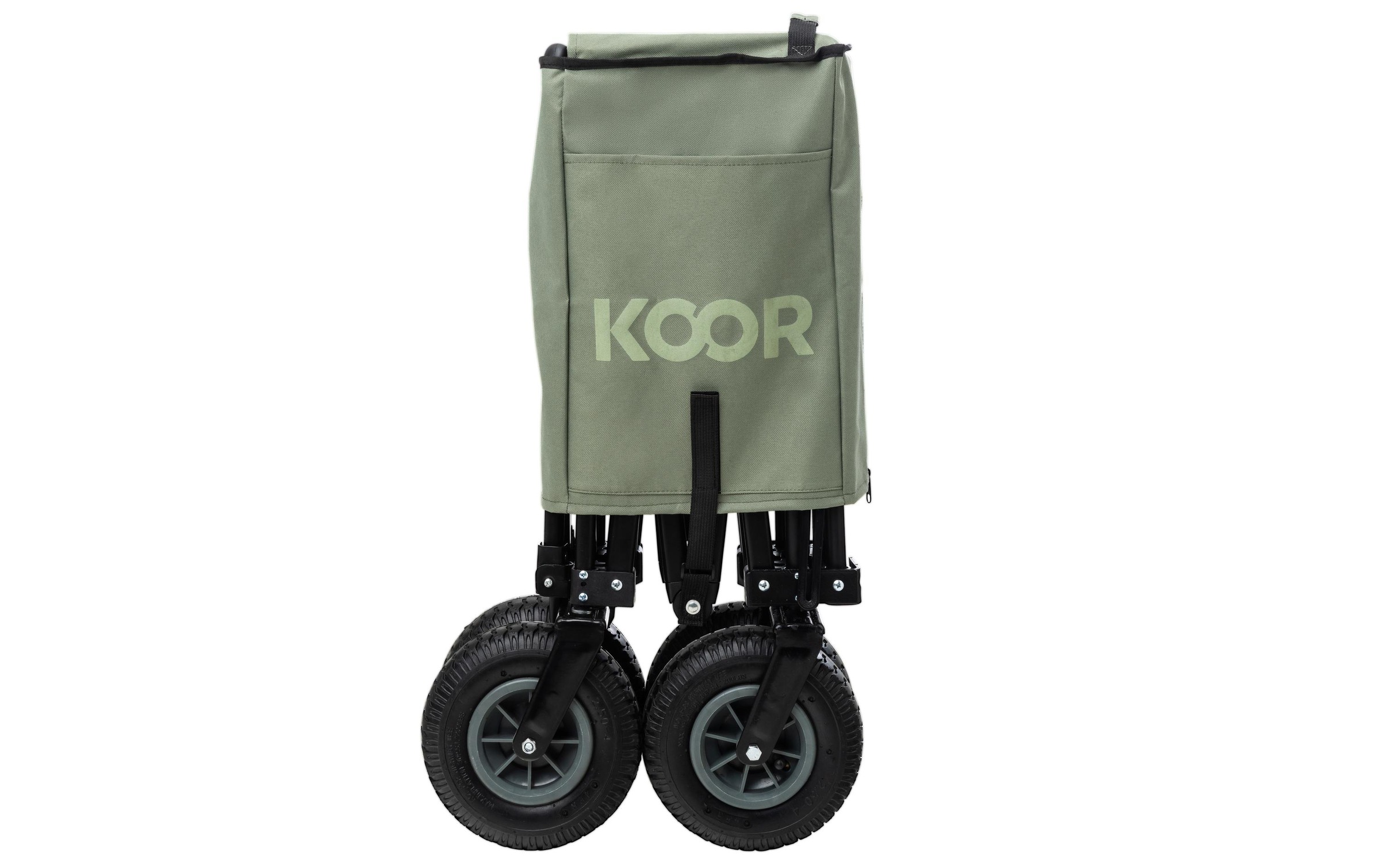 KOOR Bollerwagen »mit Luftreifen Kjerre« Geländetauglicher Bollerwagen für Camping, Einkaufen oder Gartenarbeit