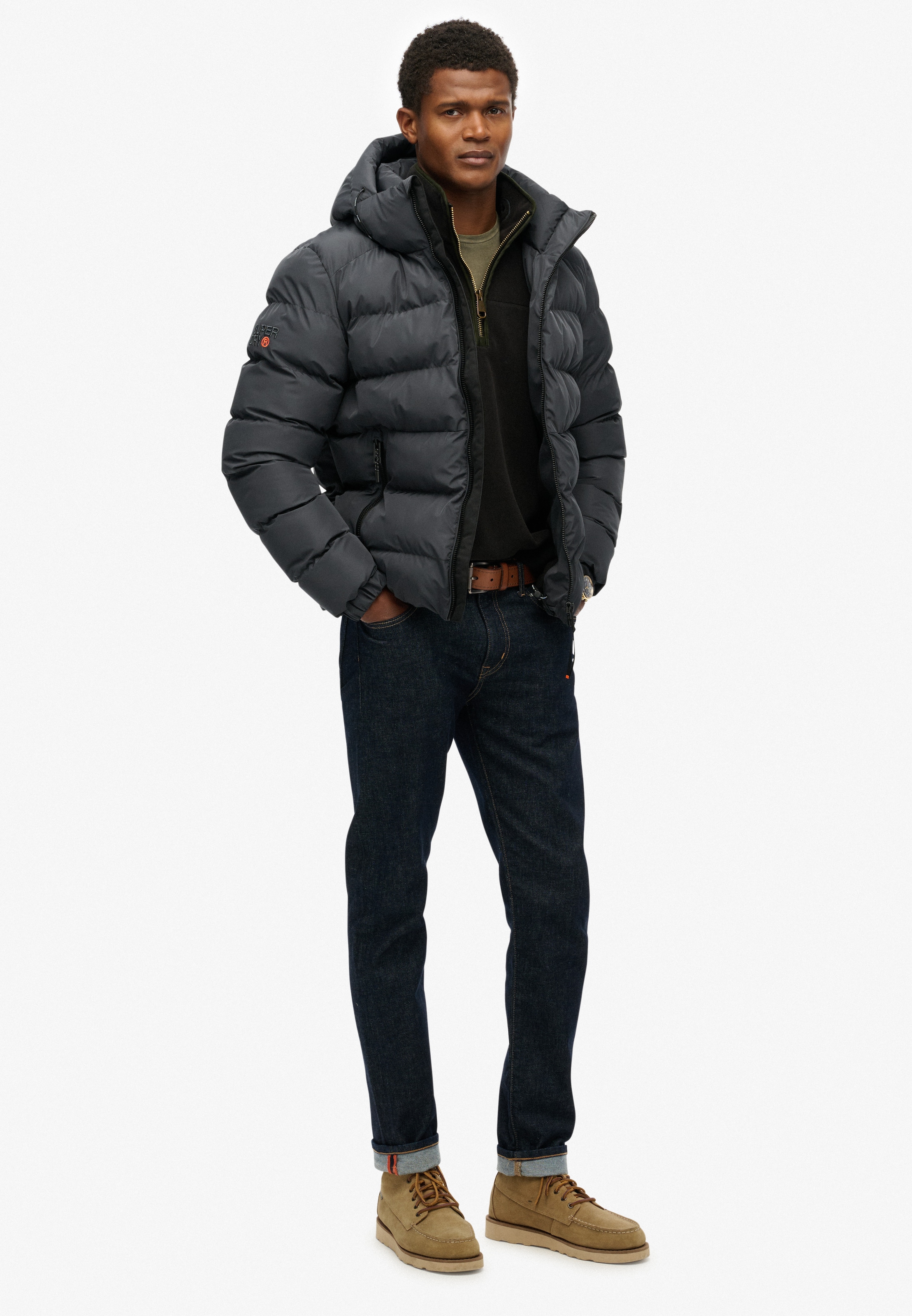 Superdry Veste matelassée »HOODED SPORTS PUFFER JACKET« mit Kapuze