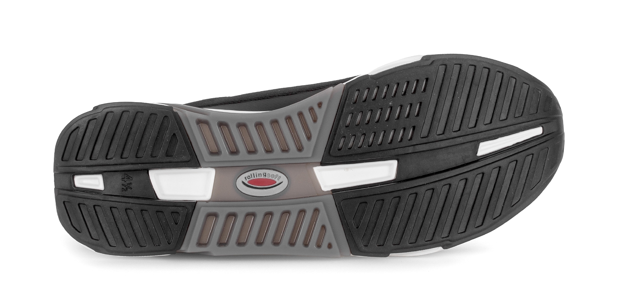 rollingsoft Baskets compensées  , chaussure à lacets, chaussure basse avec semelle rollingsoft, largeur G